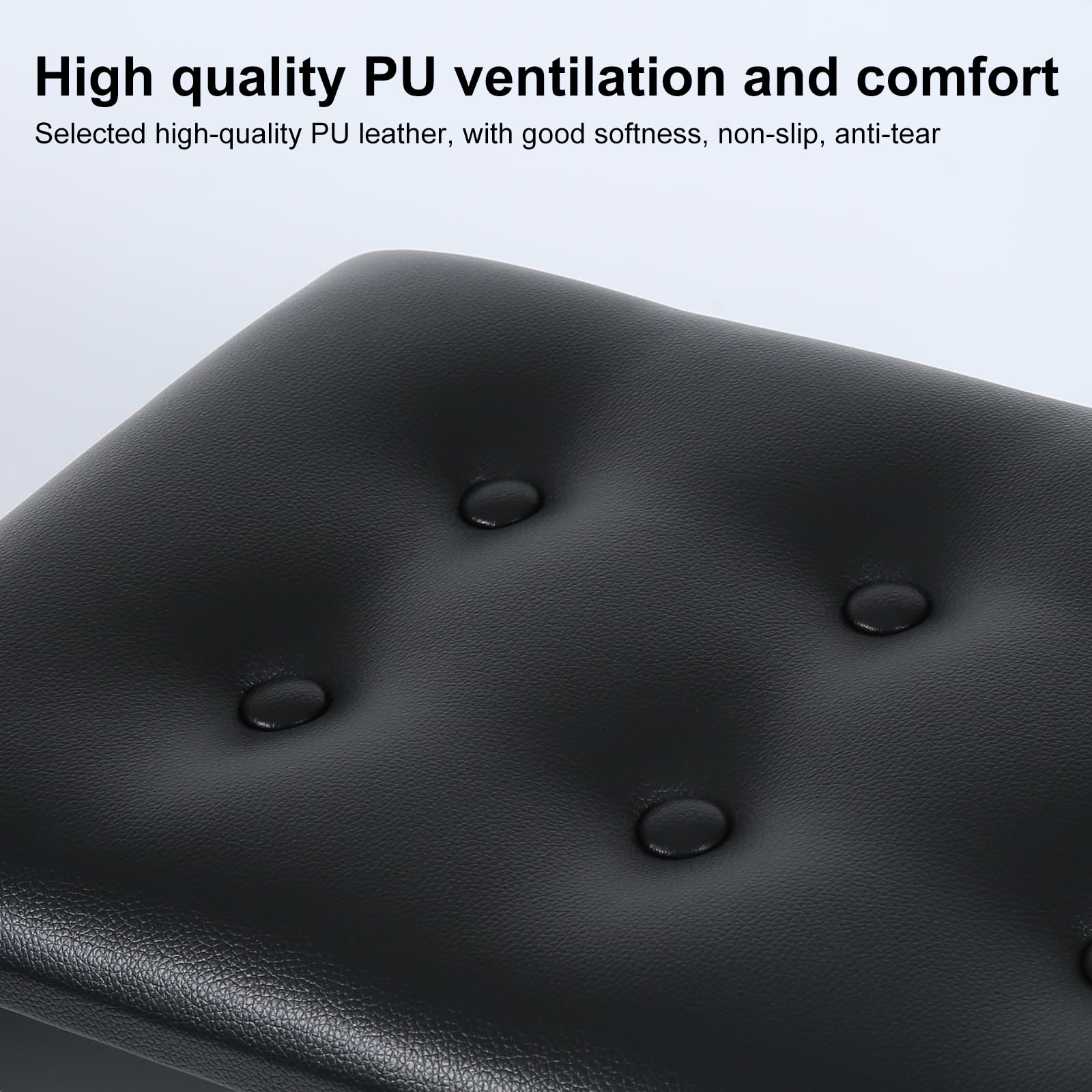 Aodsk Piano Bench With Padded Cushion,Iron Leg Material Keyboard Bench,Stronger And More Stable Comfortable Pu Leather Piano Cha