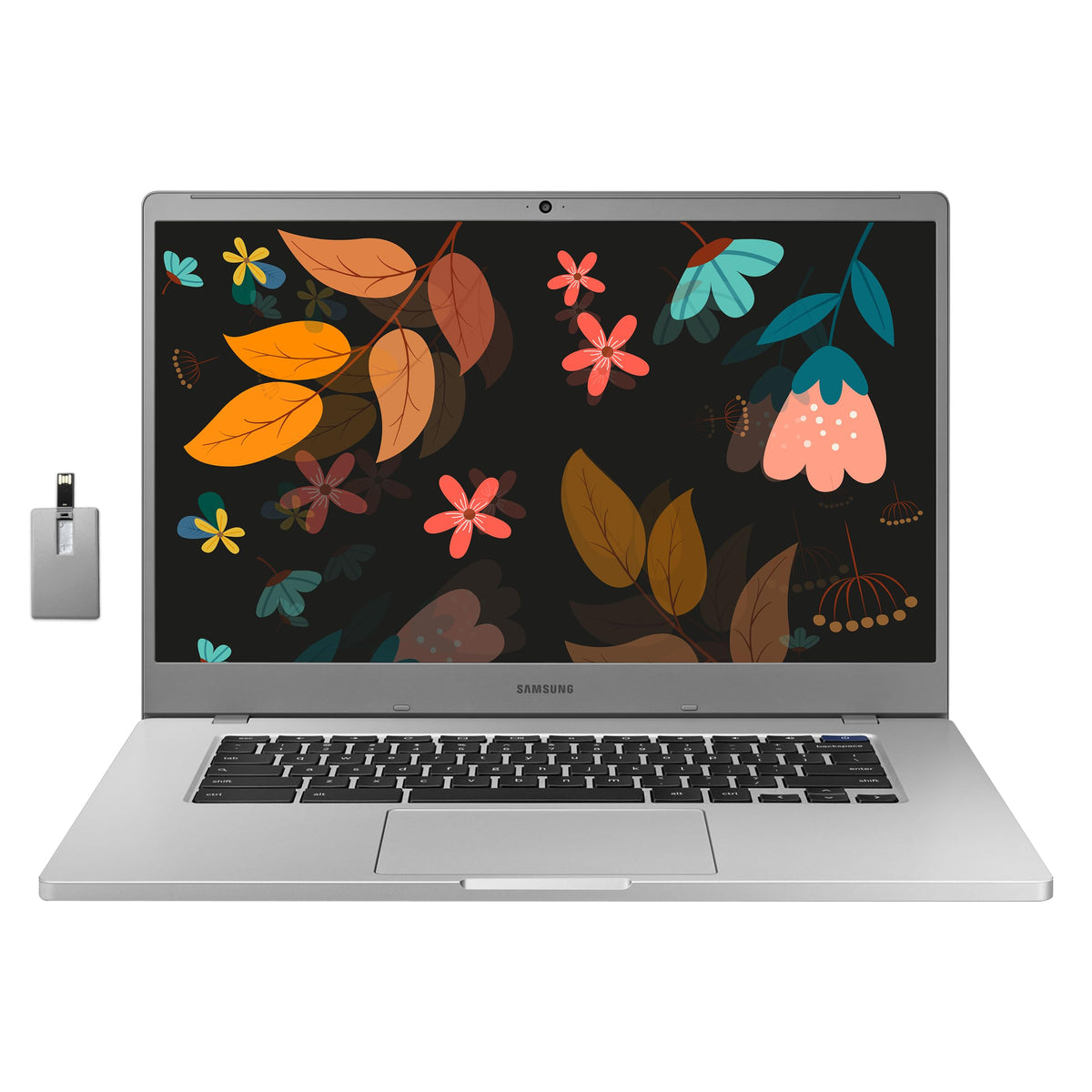 Samsung Chromebook Laptop, 15.6'' Fhd Led Display, Intel Celeron N4000, 4Gb Ram, 64Gb Emmc, Hd Webcam, Wi Fi 5, Bluetooth, Chrom