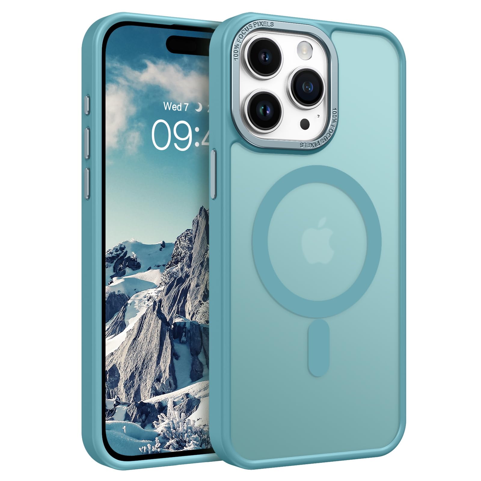 Bentoben For Iphone 15 Pro Max Case,Iphone 15 Pro Max Magnetic Phone Case[Compatible With Magsafe]Translucent Matte Slim Shockpr