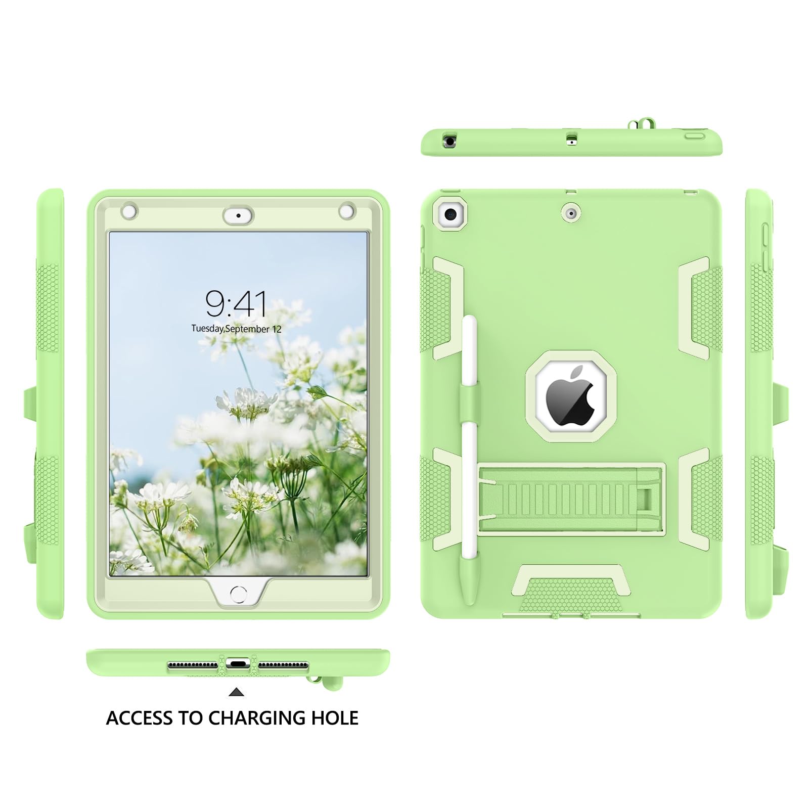 Veningo Ipad 9Th Generation Case,Ipad 8Th Gen Case,Ipad 7Th Gen Case, Ipad 10.2 2021/2020/2019 Case,3 In 1 Heavy Duty Rugged Sho