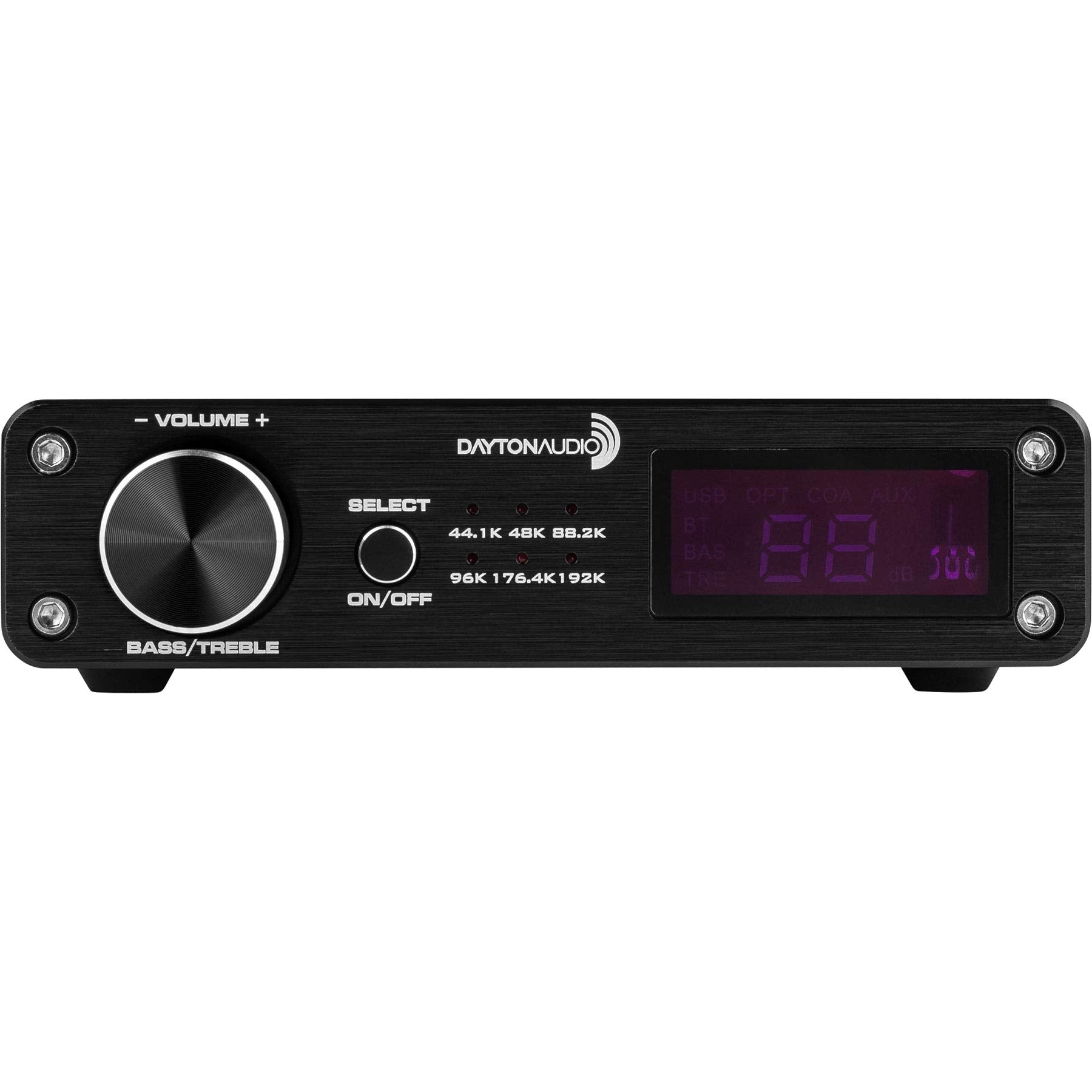 Dayton Audio Dta-Pro 100W Class D Bluetooth Amplifier With Usb Dac Ir Remote And Sub Output