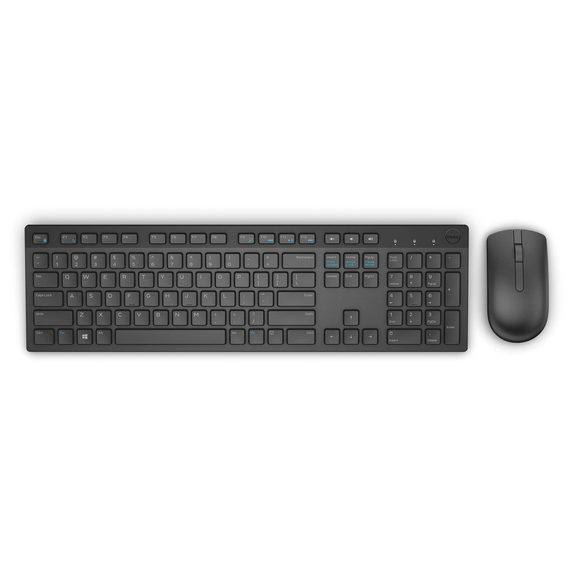 Dell KM636 BK US Wireless Keyboard & Mouse Combo (580 ADTY), Black