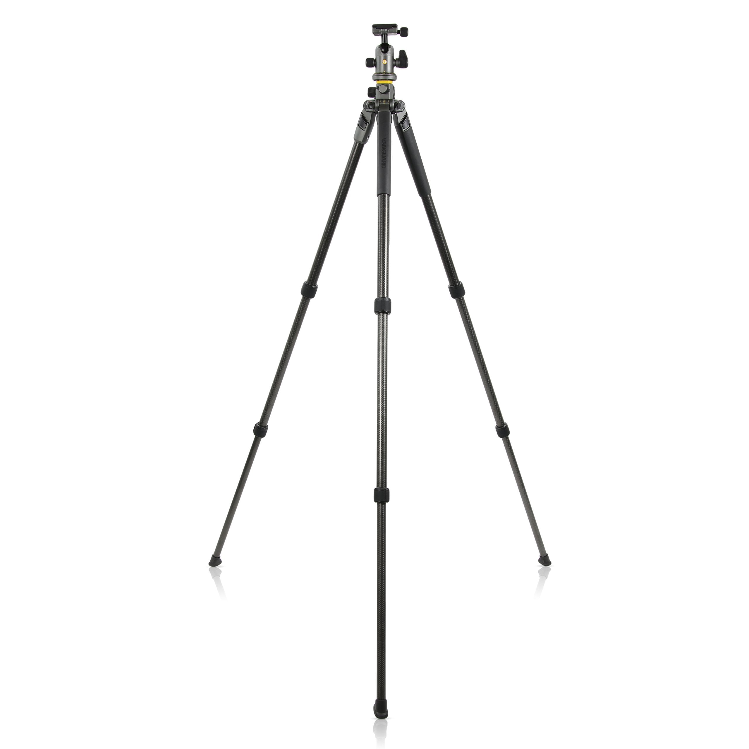 Vanguard Alta Pro 2+ 263Cb 100 Carbon Fiber Tripod With Alta Bh 100 Ball Head And Multi Angle Center Column For Sony, Nikon, Canon Dslr Cameras