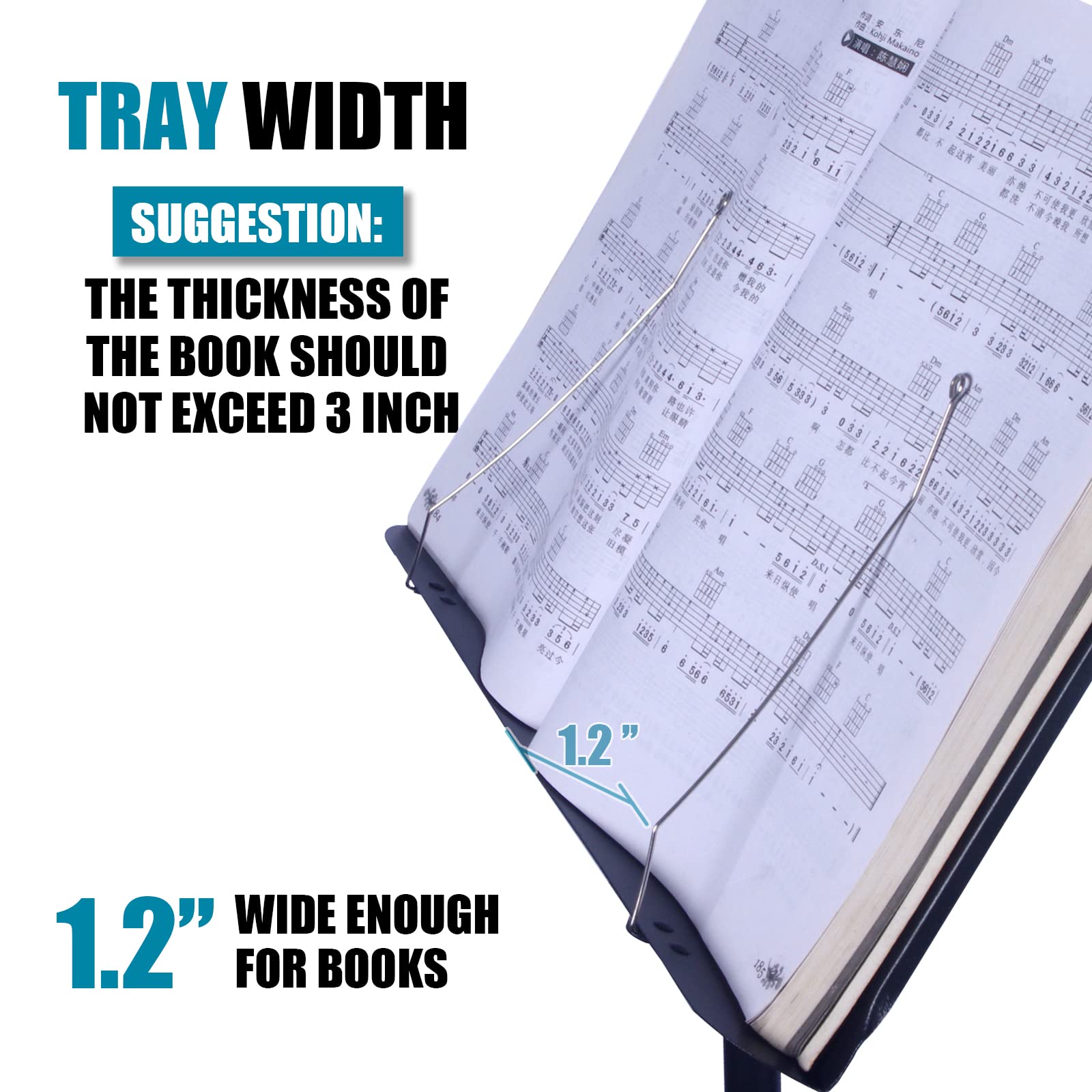 Gleam Sheet Music Stand   Portable For Children And Carrying Out Dual Use Desktop Book Stand