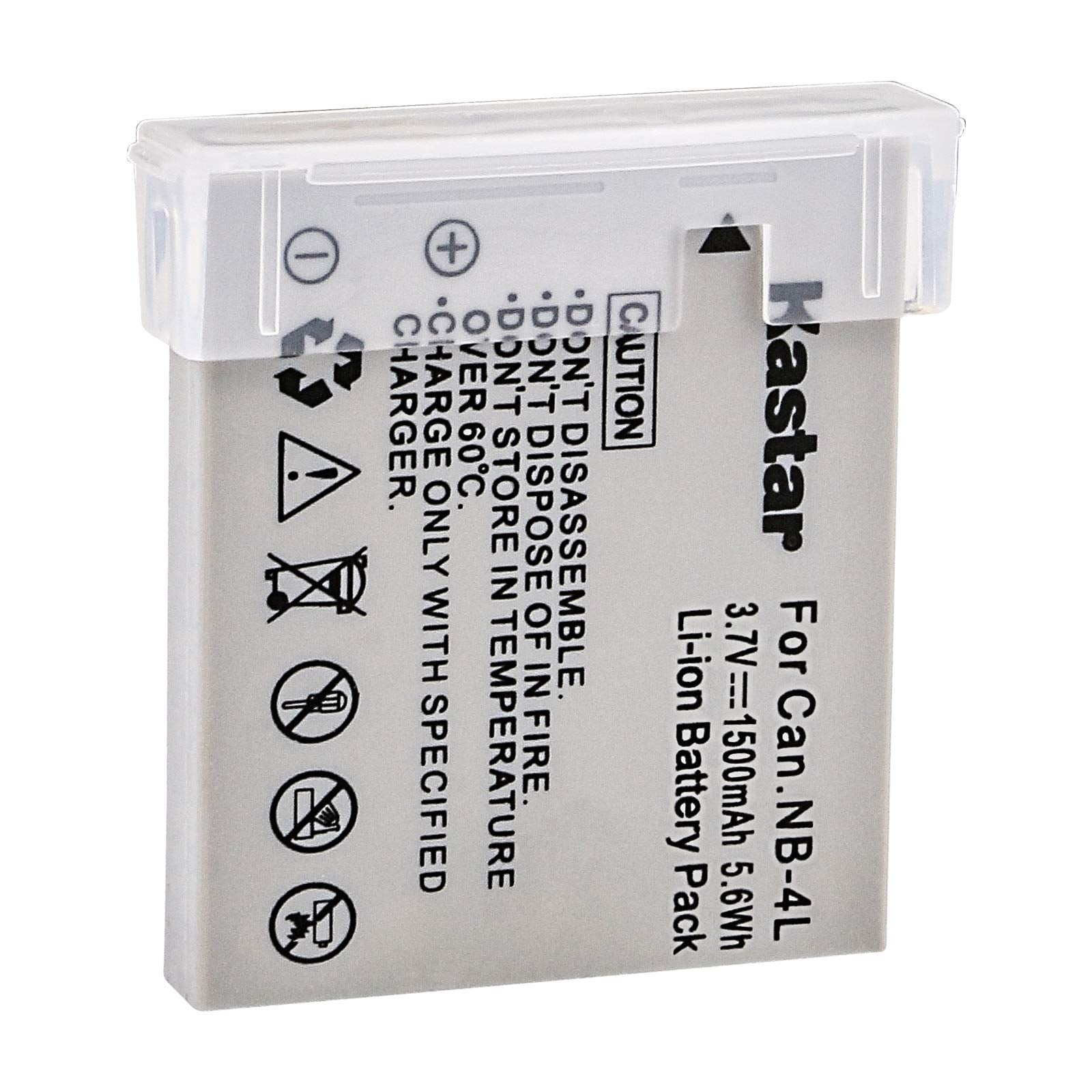 Kastar Digital Camera Replacement Battery NB-4L for Canon PowerShot ELPH 300 HS, SD750, 100 HS, 310 HS, 330 HS Cameras