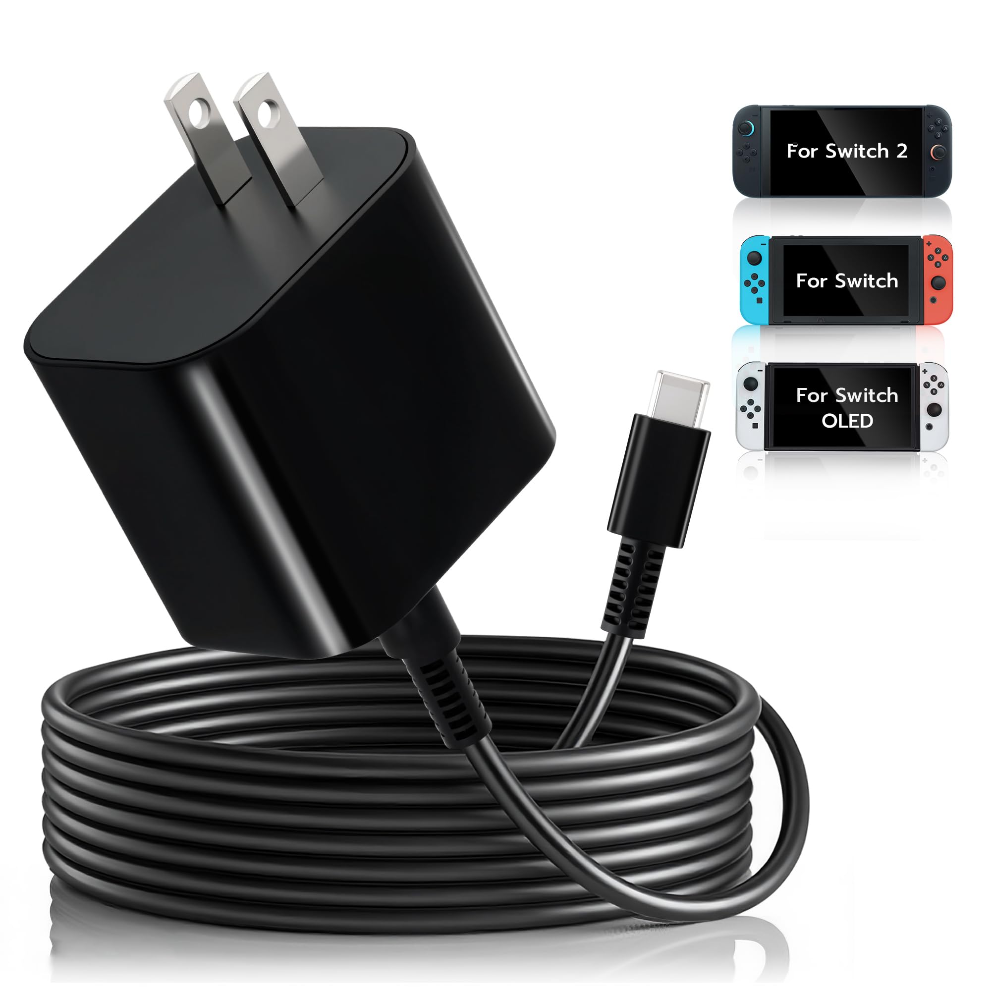 Mcbazel 60W Charger Compatible with Nintendo Switch 2