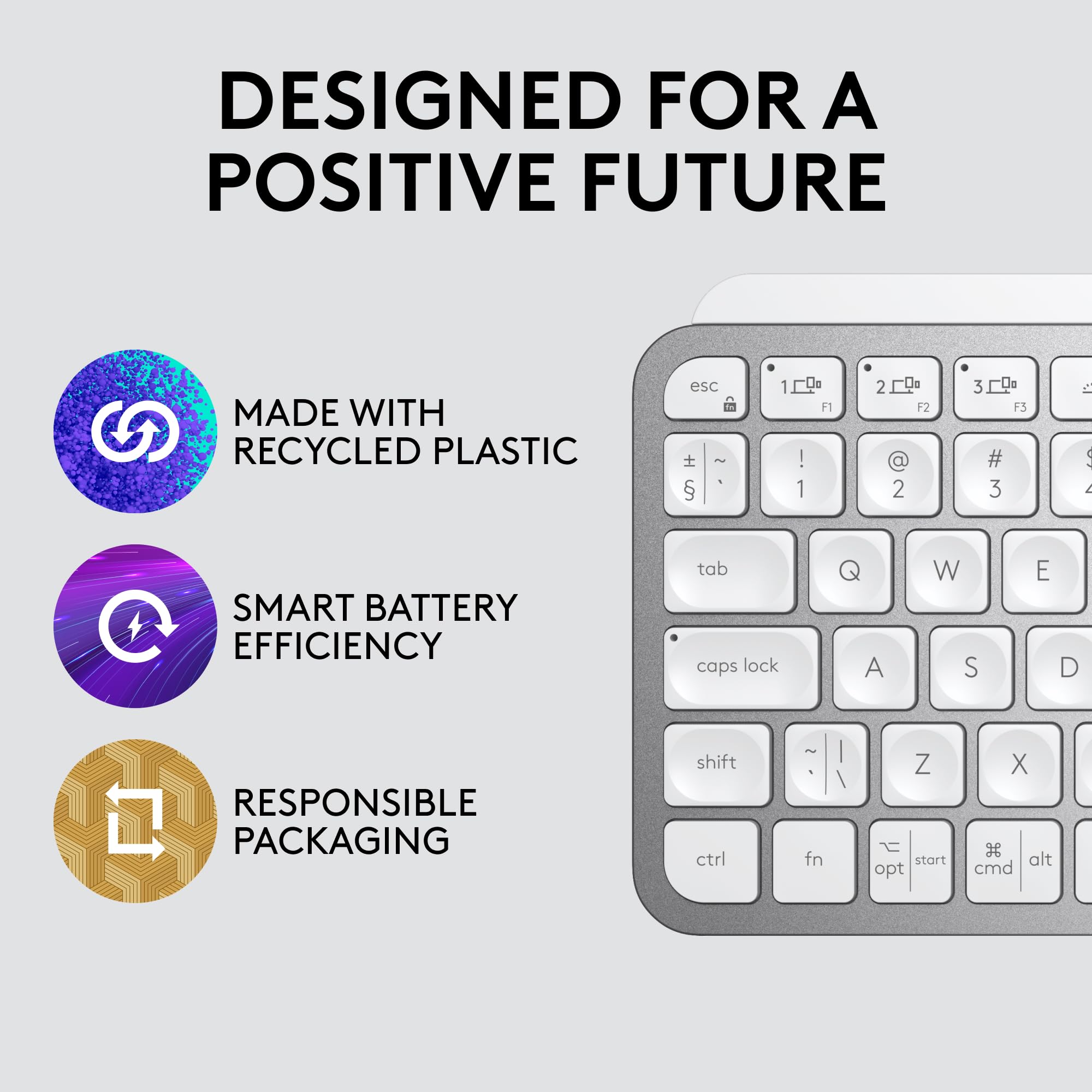 Logitech Mx Keys Mini Minimalist Wireless Illuminated Keyboard, Compact, Bluetooth, Backlit, Usb-C, Compatible With Apple Macos,