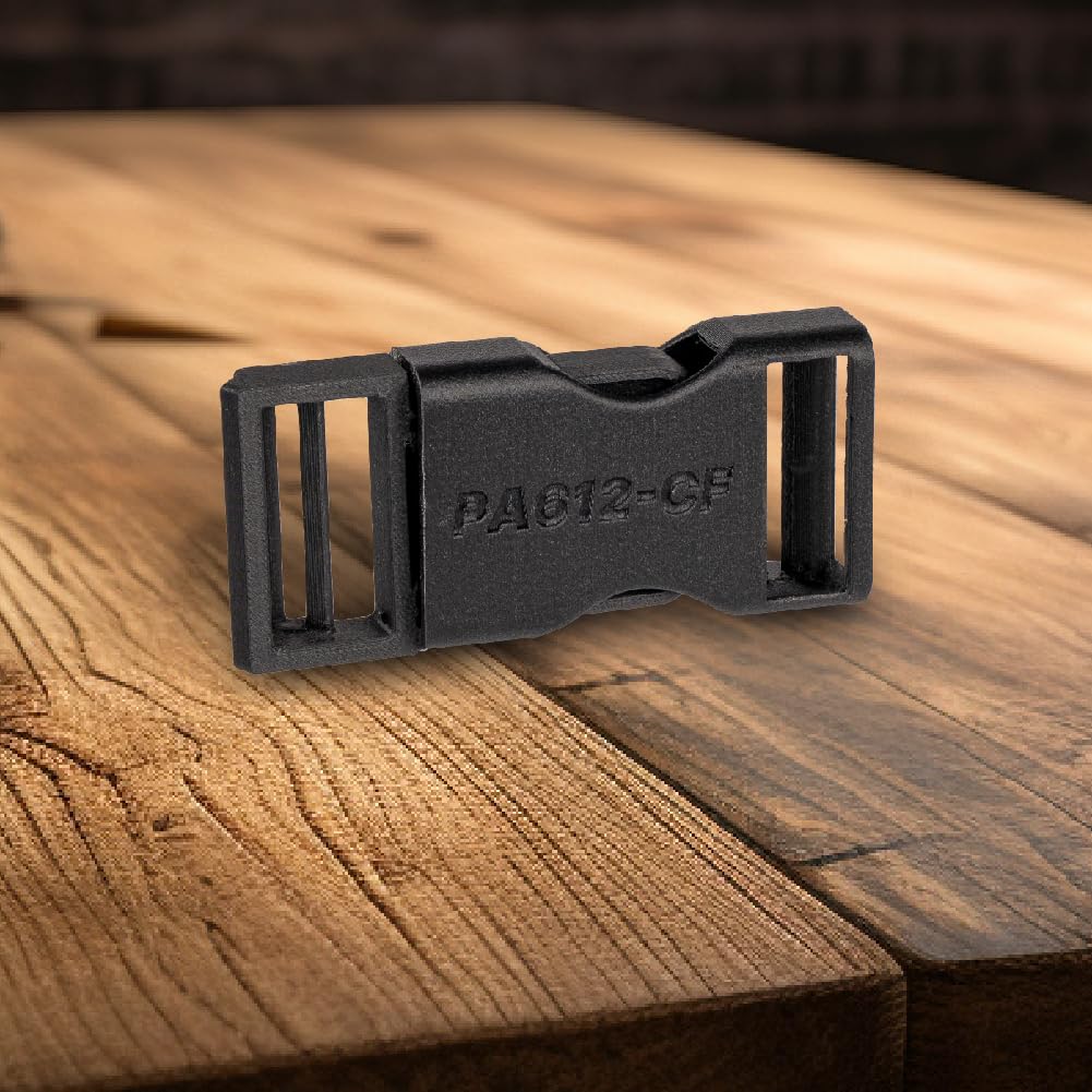 Polymaker Fiberon Pa612 Cf15 Carbon Fiber Nylon 3D Printer Filament 1.75Mm Black 500G, Enhanced Hard Edge Cardboard Spool, Fiber