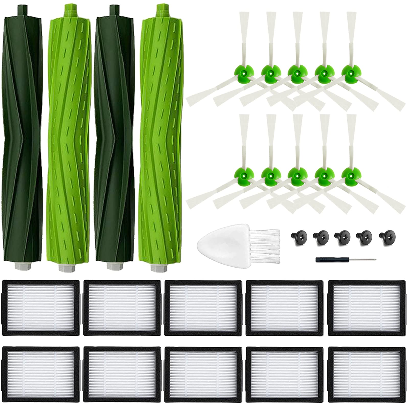 22 Pack Roomba Replacement Parts For Irobot Roomba I7 I7+ I3 I3+ I4 J7J7+/Plus I6 I6+ I5+J5+ I8 +/Plus E5 E6 E7 I & E & J Series