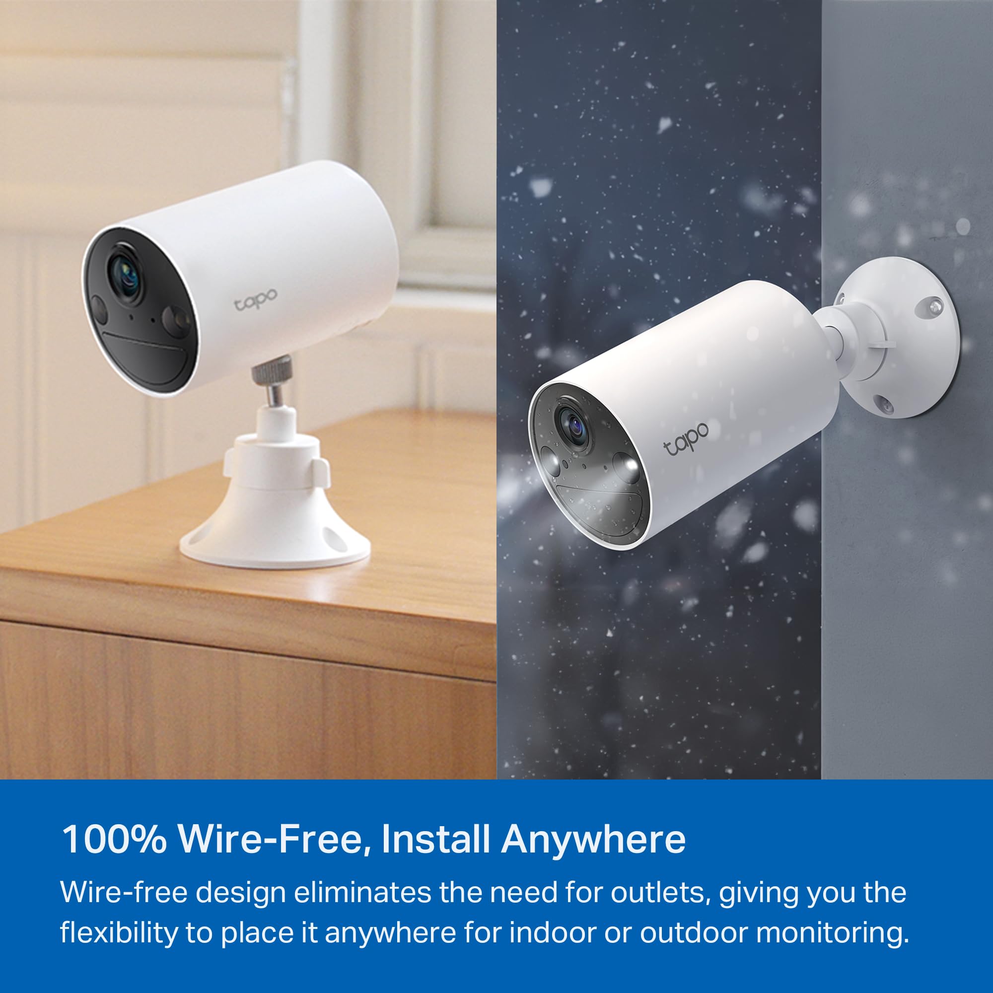 Tp Link ???????? Wireless Outdoor Security Camera, 1080P, Up To 180 Days Of Battery Life, Free Person Detection, Sd/Cloud Storag