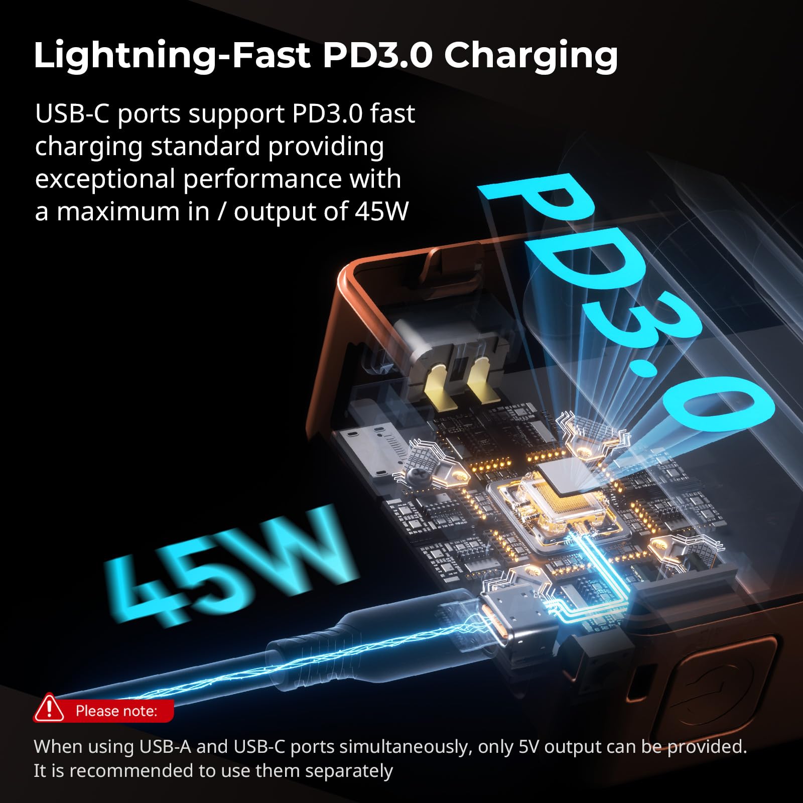 Smallrig V Mount Battery Vb50 Orange, 50Wh / 3400Mah V Mount Battery With 45W Output, 1.5H Full Charge, With Usb-C, D-Tap, Usb-A