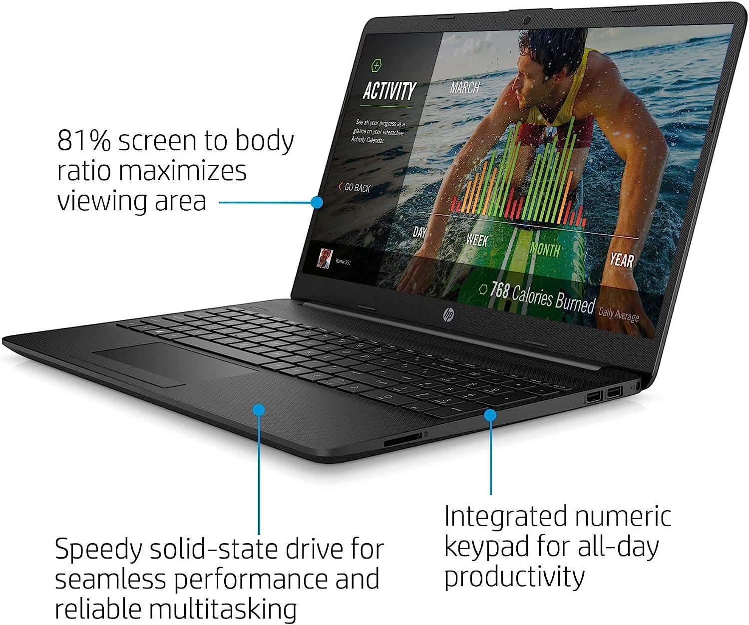 Hp Flagship 15.6 Hd Pavilion Laptop For Business And Student, Intel Quad-Core Pentium N5030, 16Gb Ram, 512Gb Ssd, Webcam, Online