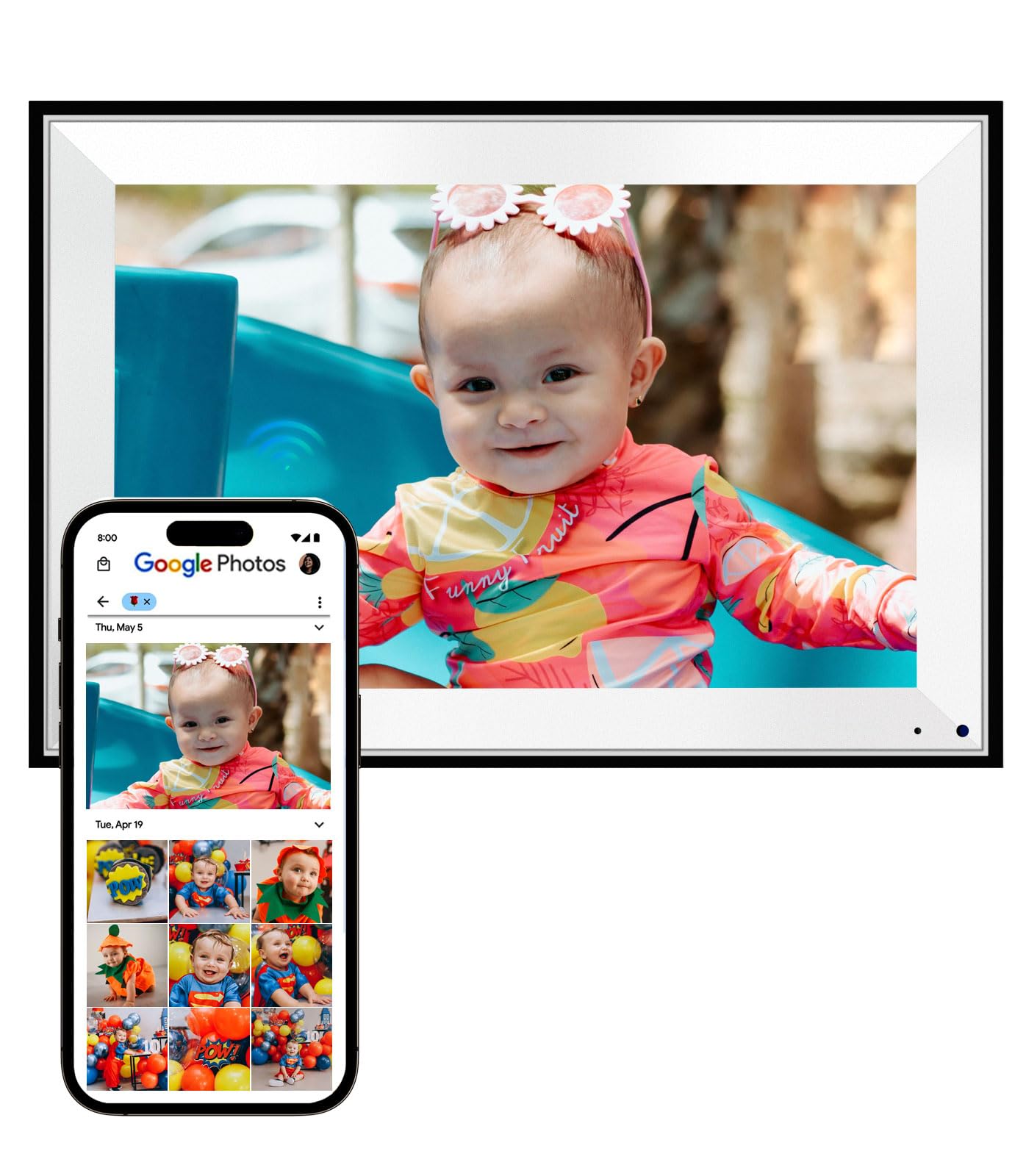 Cozyla Digital Photo Frame Wifi Smart Digital Picture Frame Unlimited Storage Share Photo With Family And Friend Via App Email G