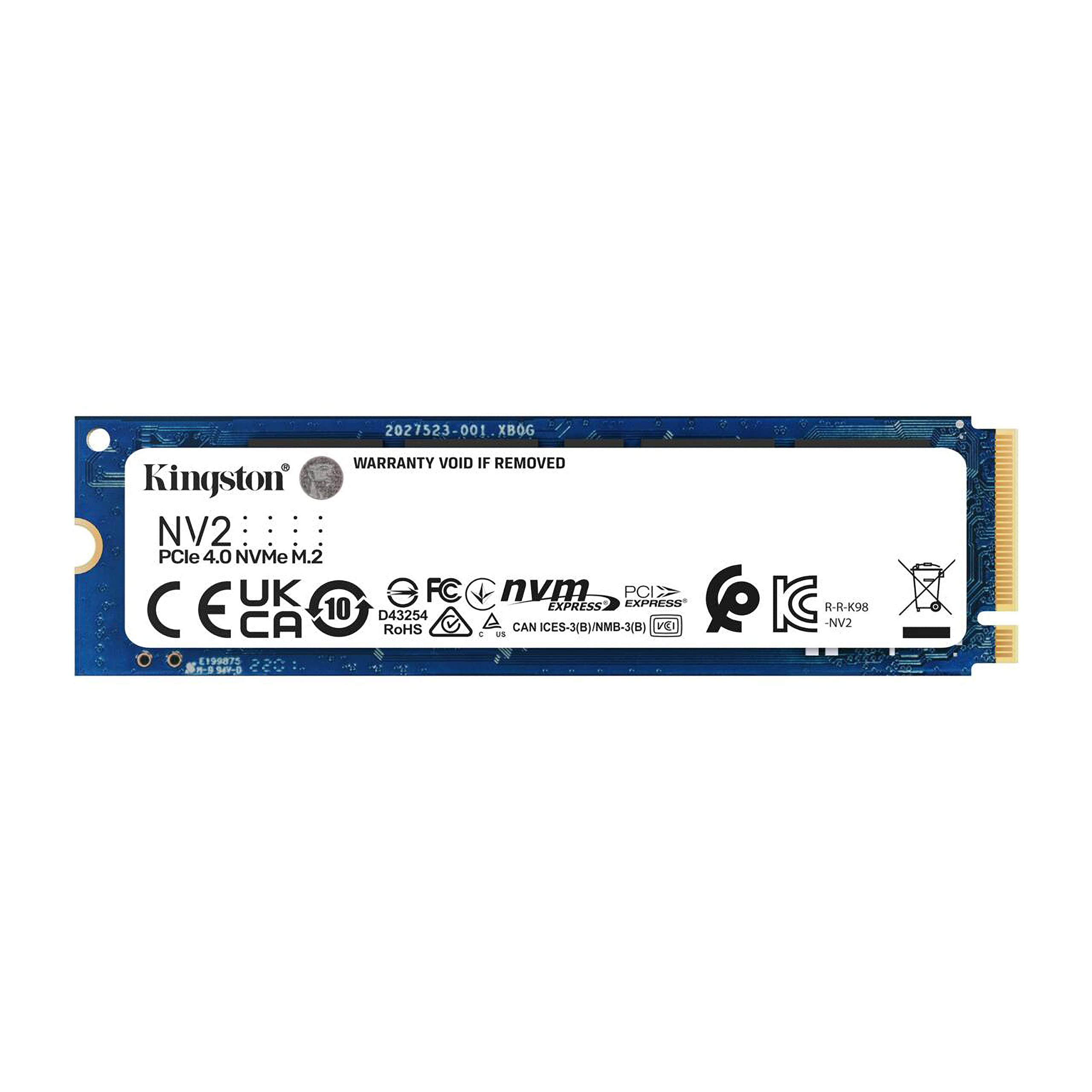 Kingston Nv2 2Tb M.2 2280 Nvme Internal Ssd  Pcie 4.0 Gen 4X4  Up To 3500 Mbs  Snv2S2000G