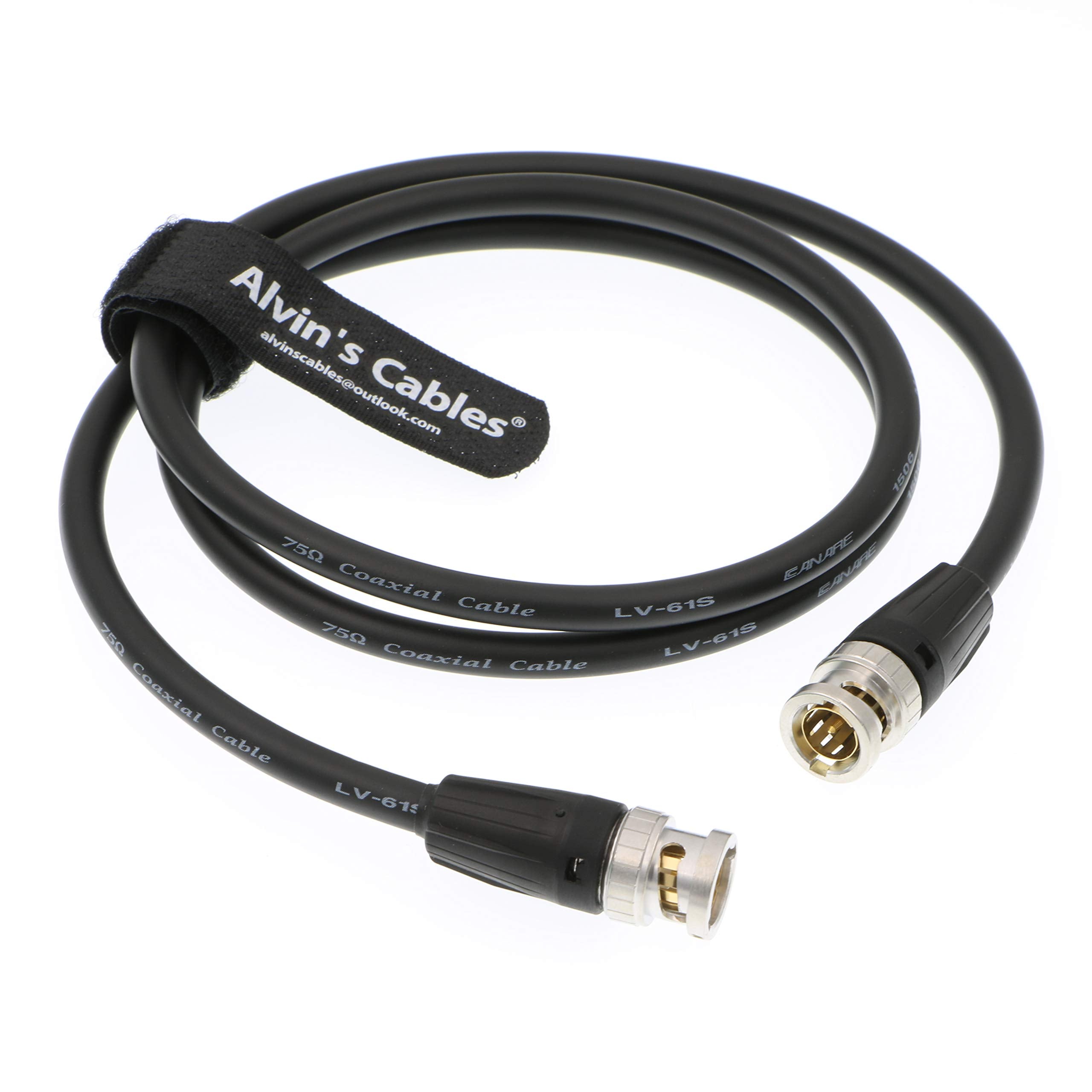 Alvin'S Cables 12G Hd Sdi Bnc To Bnc Male Video Coaxial Cable For 4K Video Camera 1M