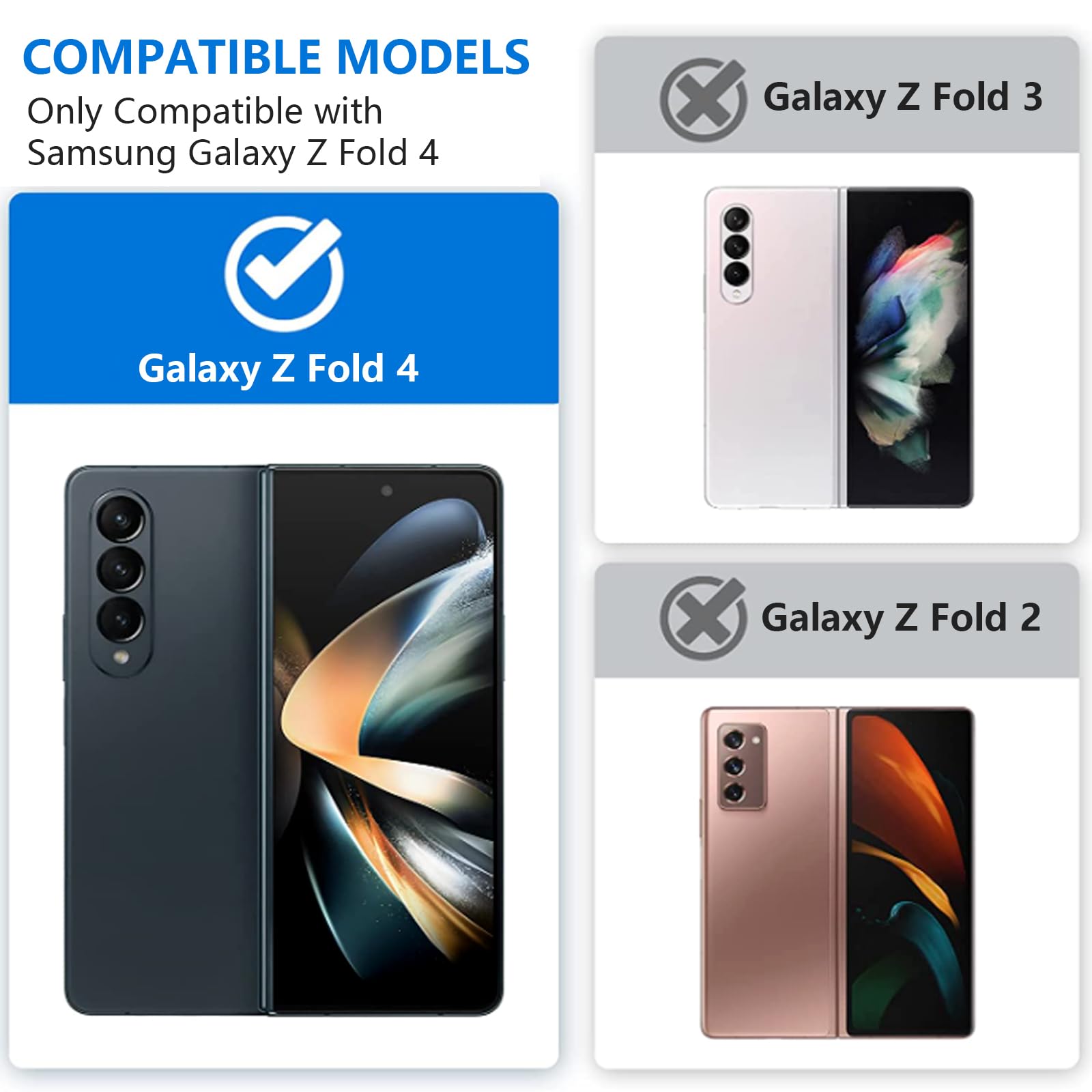 Nillkin Upgraded Case For Samsung Galaxy Z Fold 4 With S Pen Holder & Bump Texture Design [Creative Hinge Protection][Hidden Kic