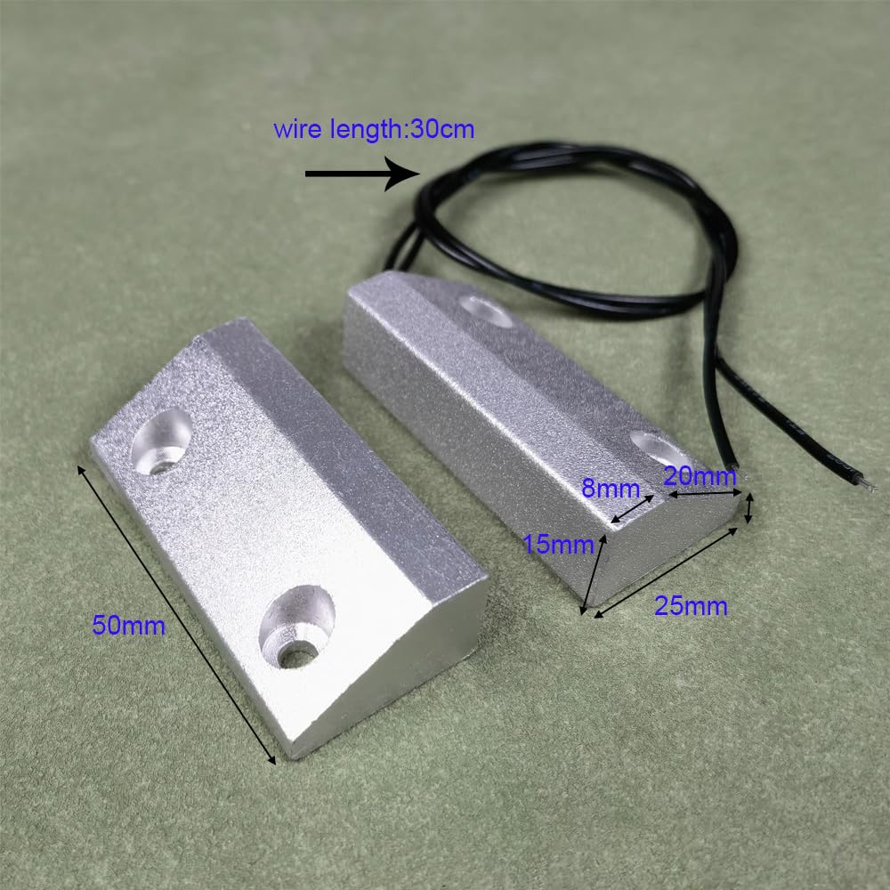Gebildet Rolling Door Contact Magnetic Reed Switch Alarm With 2 Wires For Nc. Applications Mc 56