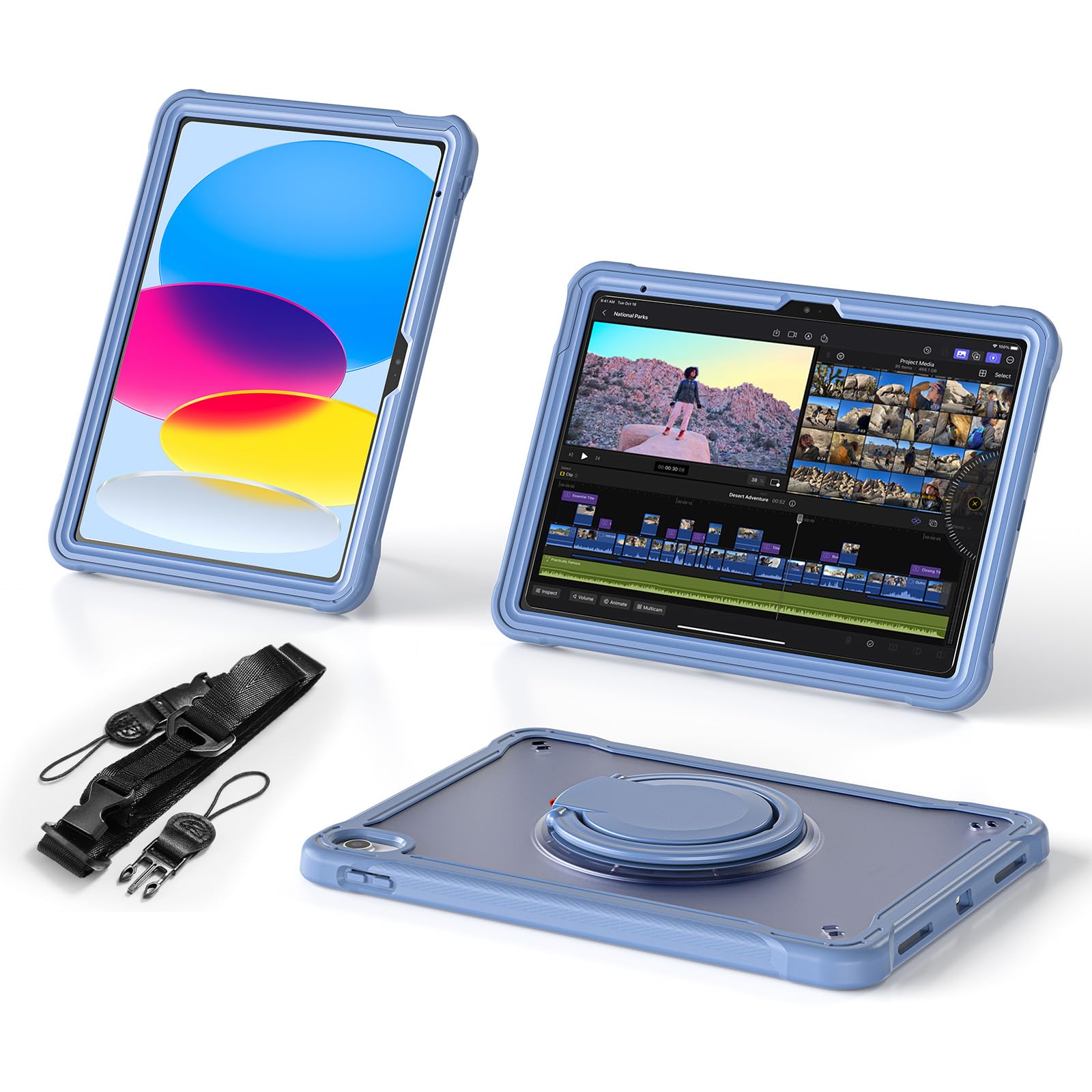 Batyue Case For Ipad 10Th Generation   Shockproof Protection Cover For 2022 10.9 Inch Ipad (10Th Generation) With Pencil Holder/