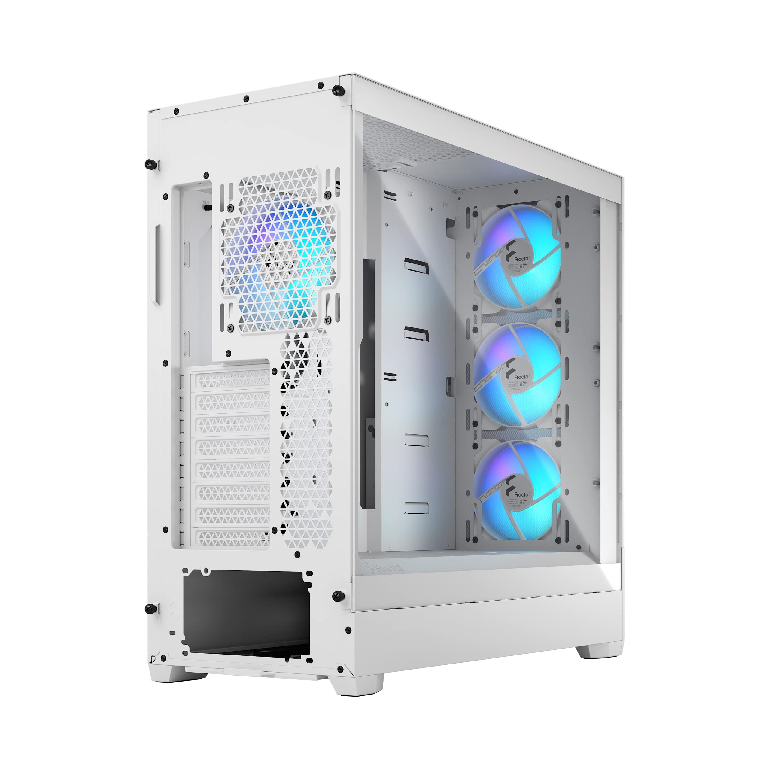 Fractal Design Pop Xl Air Rgb White Core Tempered Glass Clear Tint