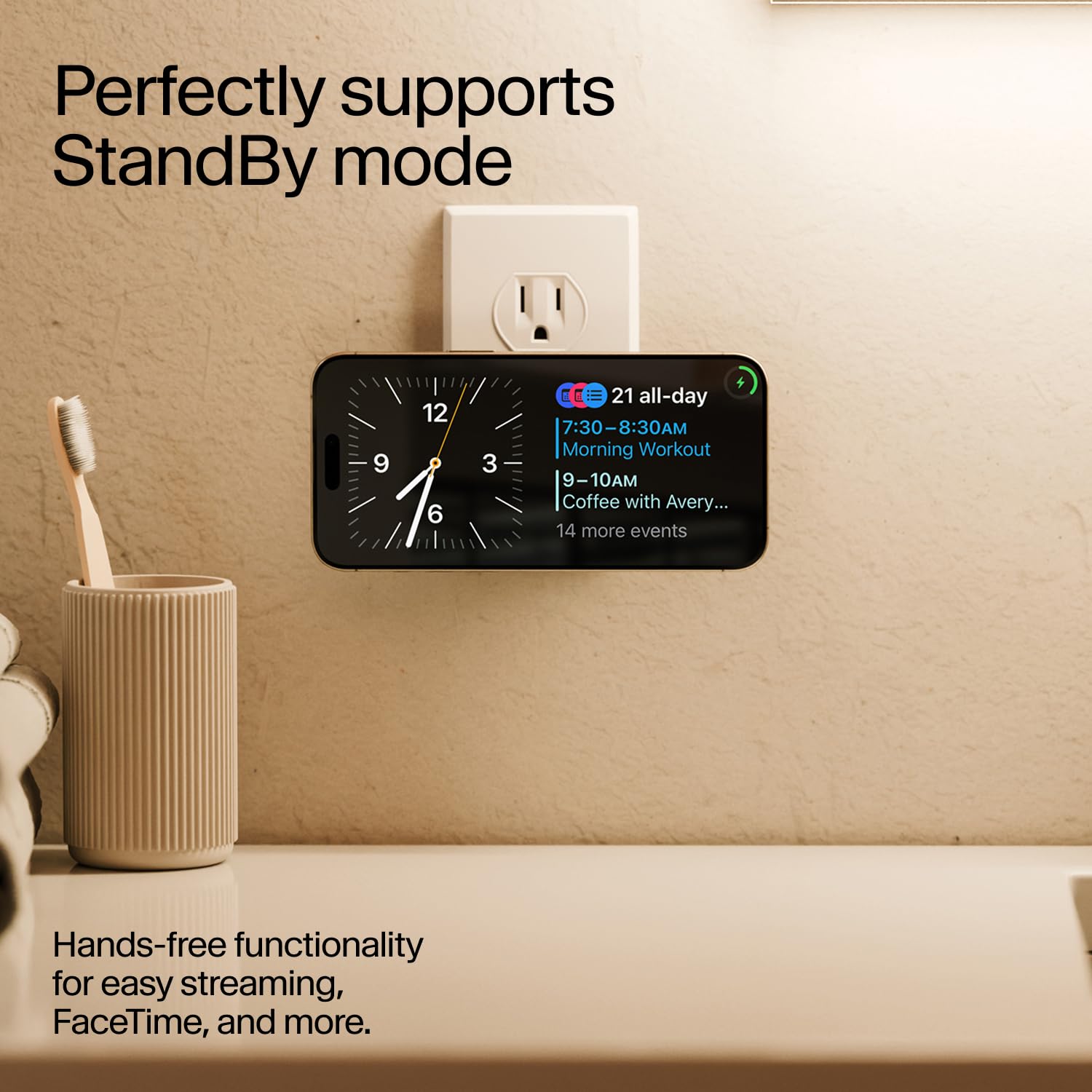 Twelve South Powerbug Qi2 Magnetic Wireless Charger & 35W Usb-C Hub, Slate - Works With Magsafe, Pixelsnap, And Qi2 Magnetic Pho