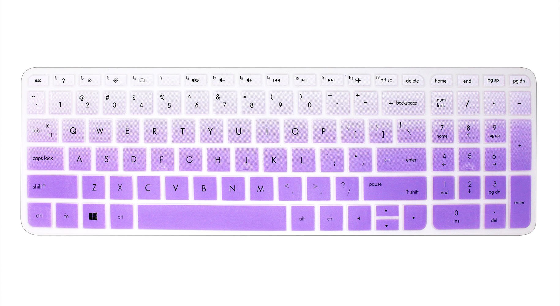 Keyboard Cover Skin Compatible For 15'' Hp Pavilion 15 Ab 15 Ac 15 Ae 15 Af 15 An 15 Ak 15 Ay 15 Ax 15 As 15 Ba 15 Bc 15 Bk Seri