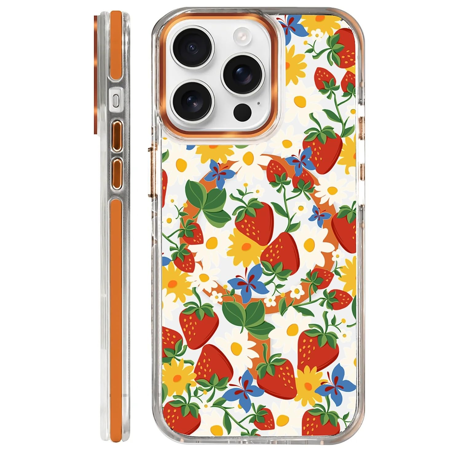 COTAIL Clear Case for iPhone 14 Pro, [Magnetic Charging Compatible][Military-Grade Protection][Anti-Yellowing] Shockproof Slim M