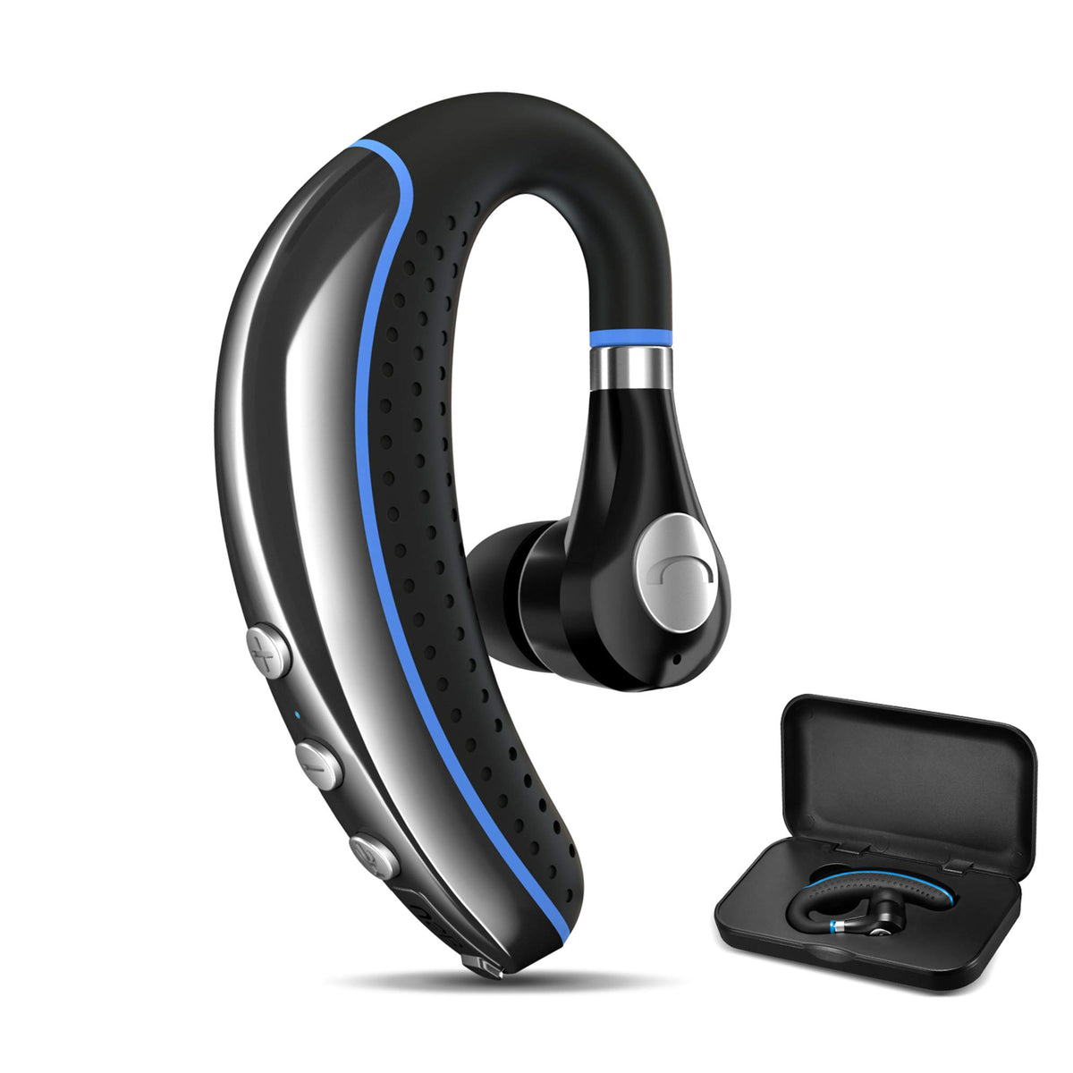 Fimitech Bluetooth Headset, Wireless Earpiece V5.0 Bluetooth Earpiece Ultralight Hands Free For Business/Office/Driving/Sporting