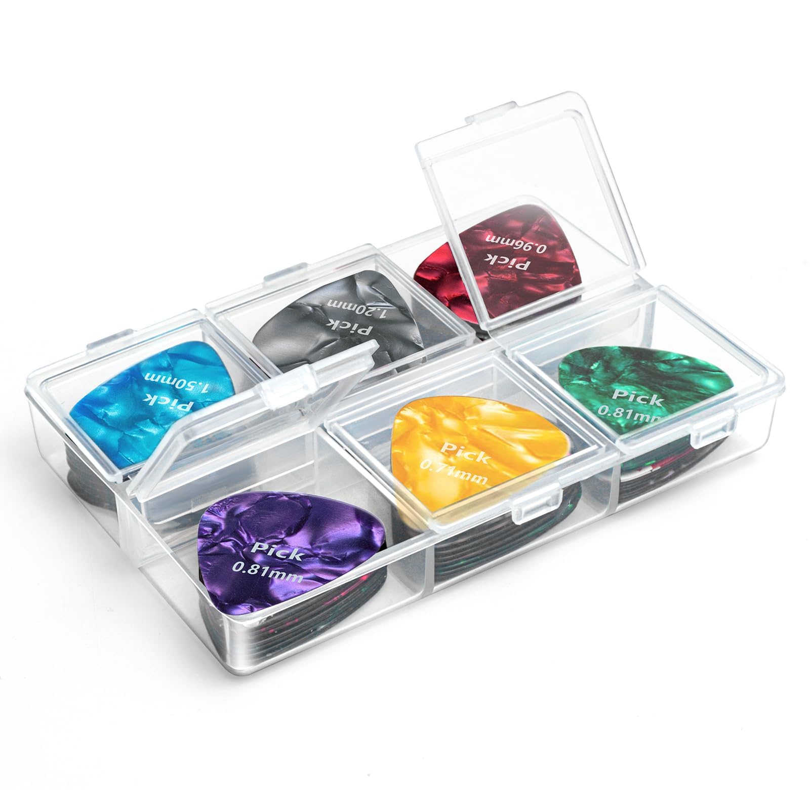Manthan Guitar Pick Box With Holder, Compact Storage Solution For Musicians,For Pick Accessories, Easy Organization For Home, St