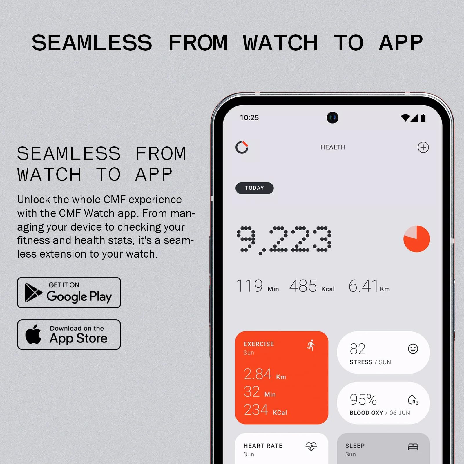 Cmf 2025 Upgrade Watch Pro Smart Watch, Fitness Tracker,1.96 '' Amoled Display,Bluetooth Calls With Ai Noise Reduction,13 Days L