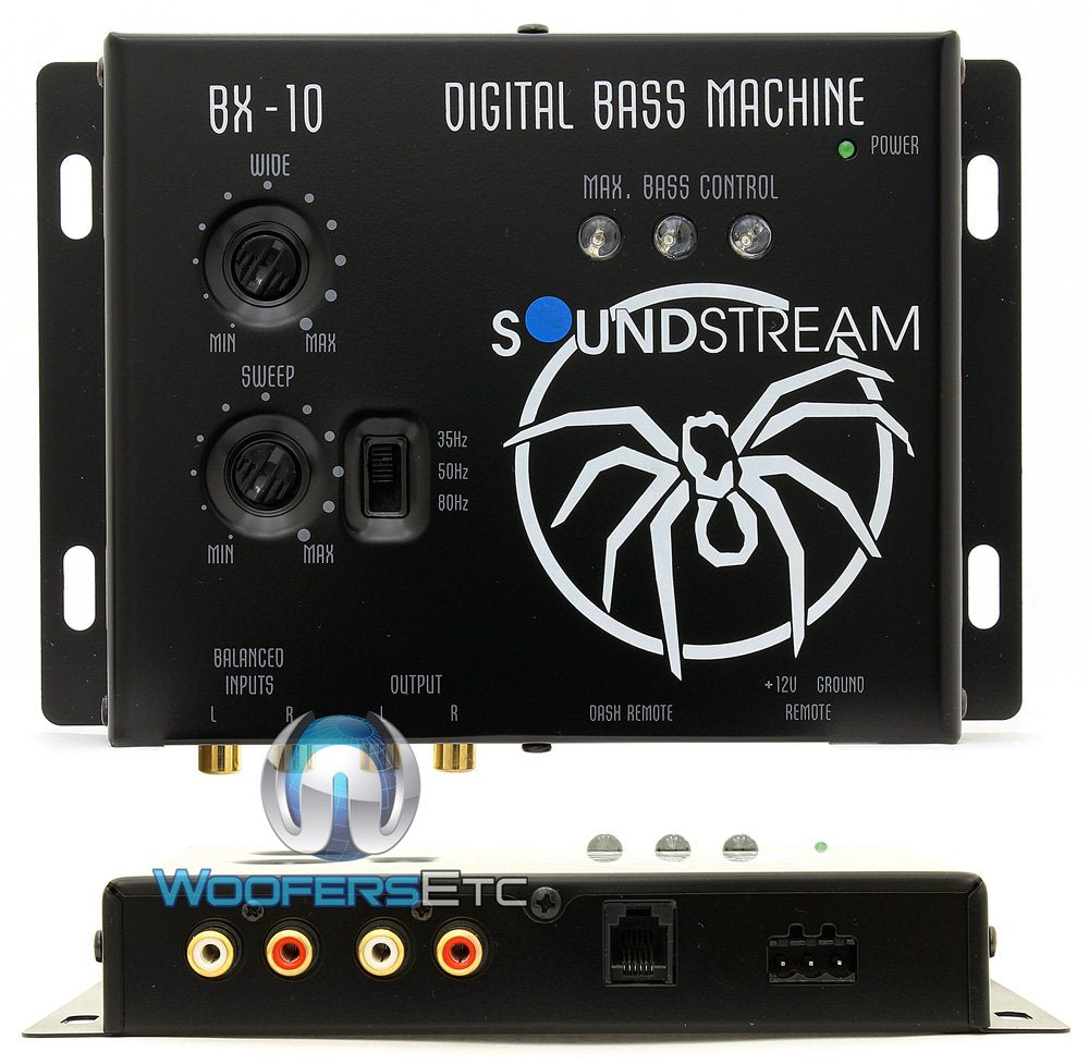 Soundstream Bx 10 Digital Bass Reconstruction Processor With Remote,Black