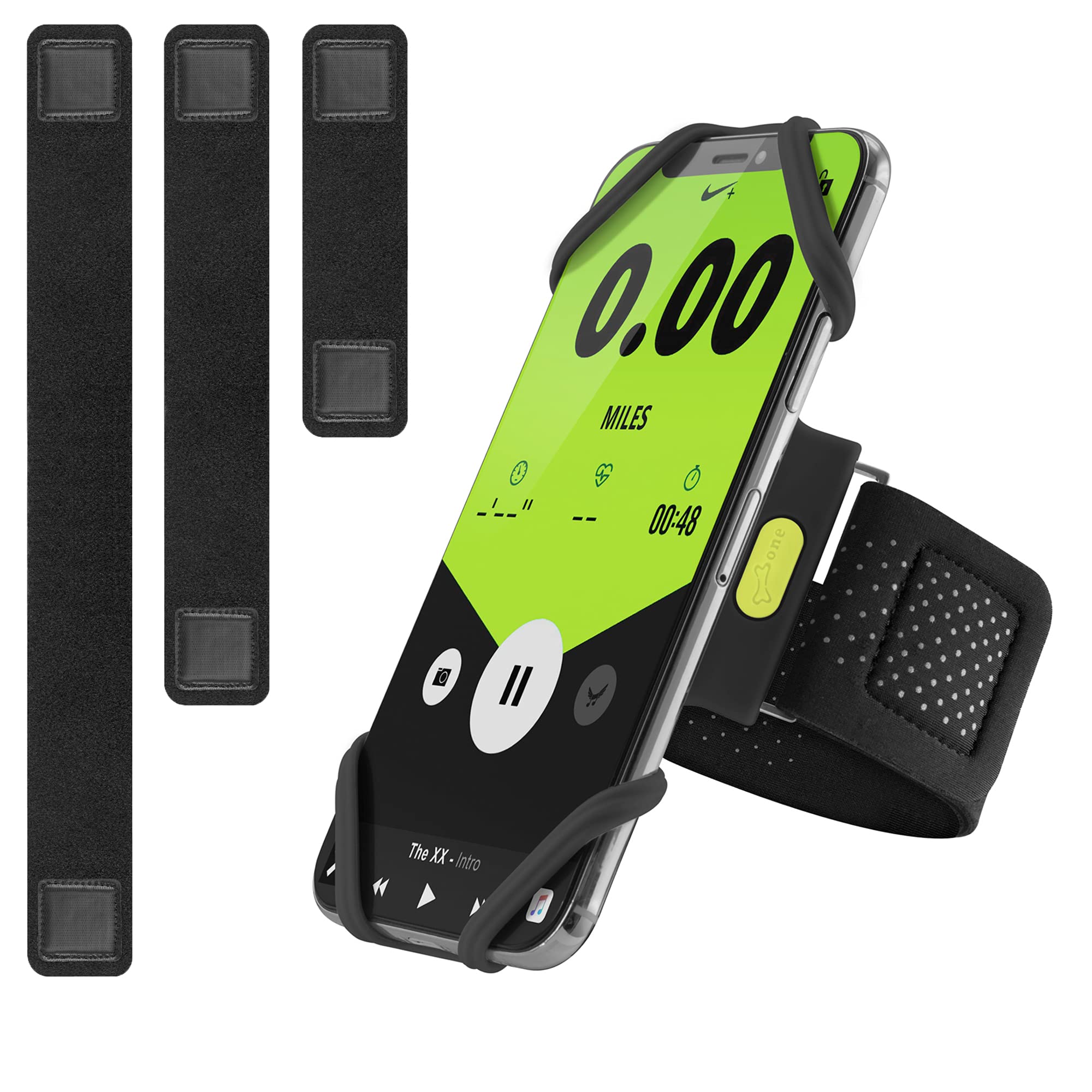 ?Bone? Run Tie Running Armband Phone Holder, Cell Phone Arm Band for iPhone 14 13 12 11 Pro Max Mini XS XR X 8 7 6 Plus Samsung 