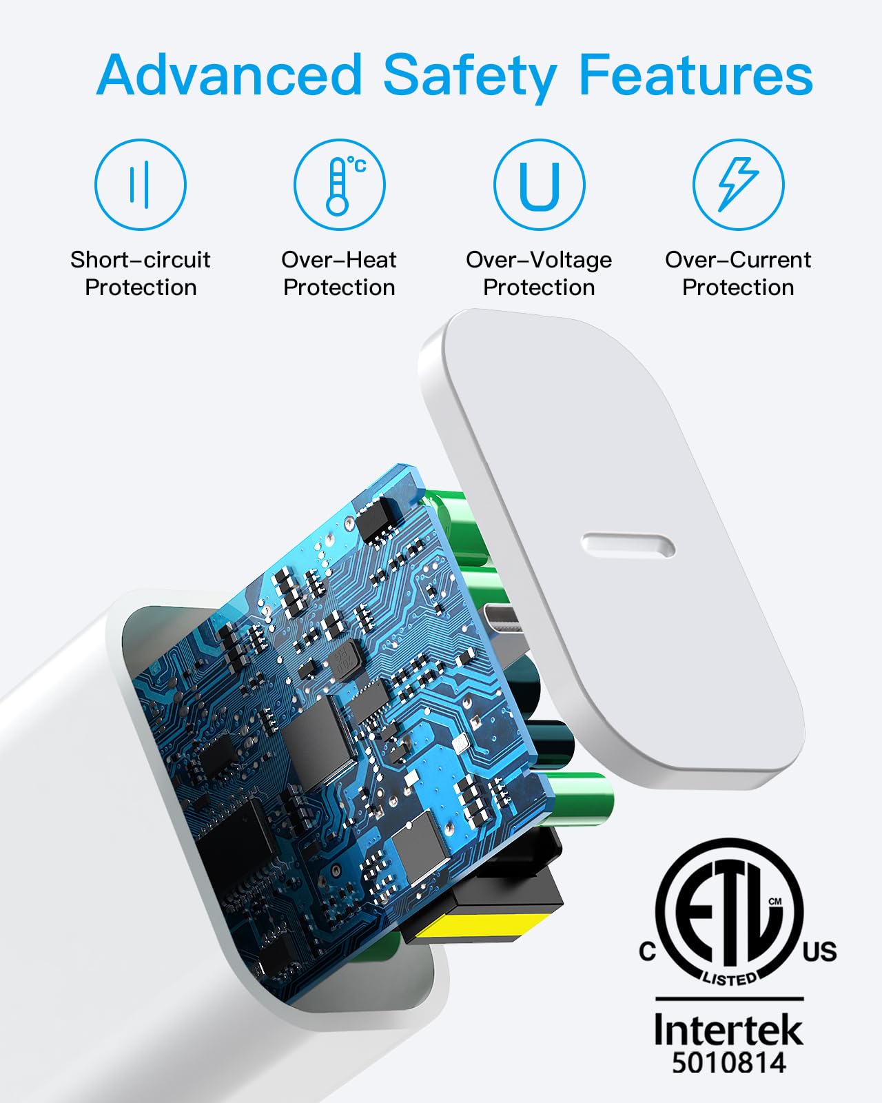 I Phone Charger Fast Charging, 4 Pack 20W Fast Charger I Phone Cube With 6 Ft Usb C Charger Cord, Phone 14 13 Fast Charging Comp