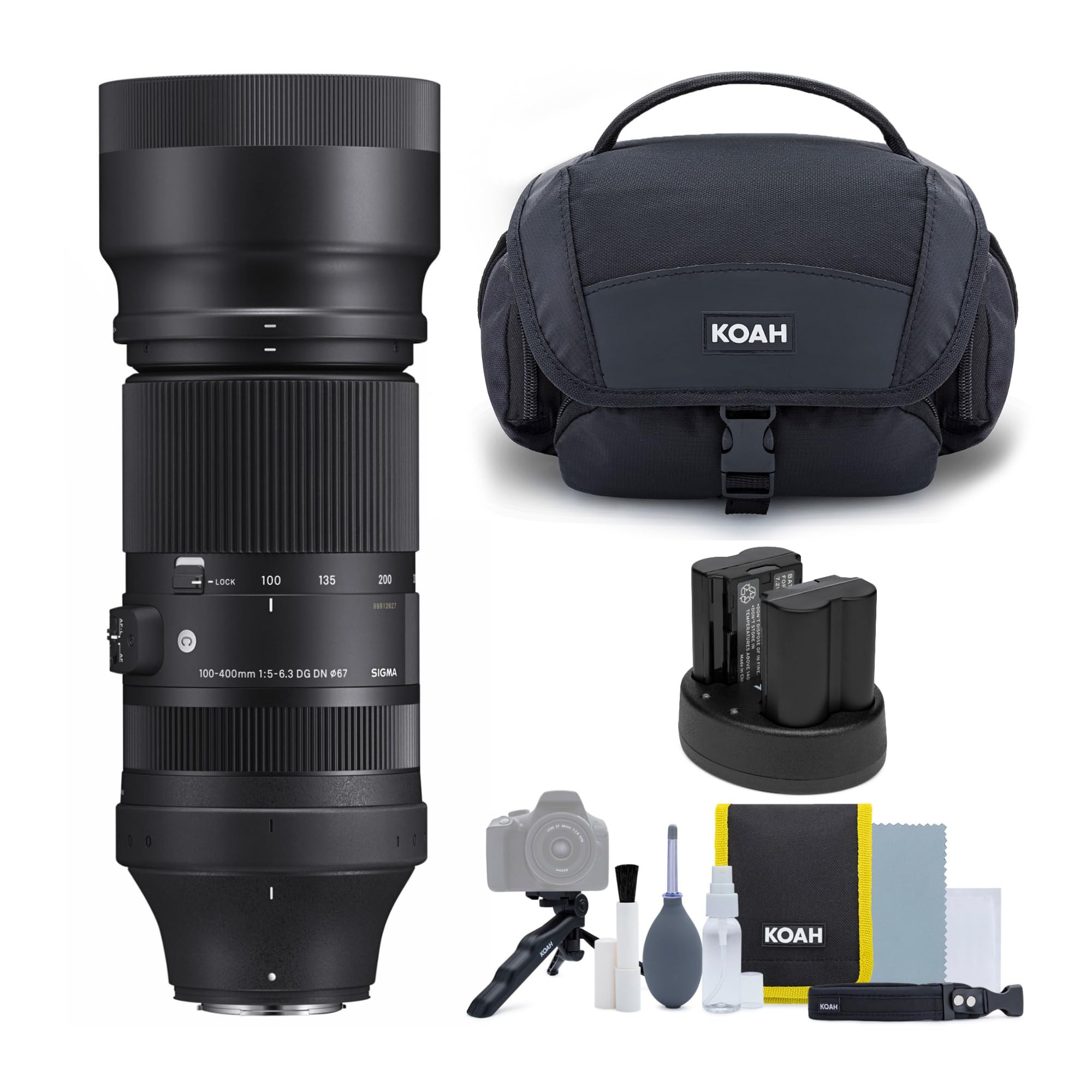Sigma 100-400mm F5-6.3 DG DN OS Contemporary Telephoto Zoom Lens for Fujifilm X Mount Cameras - Precision Photography and Smooth