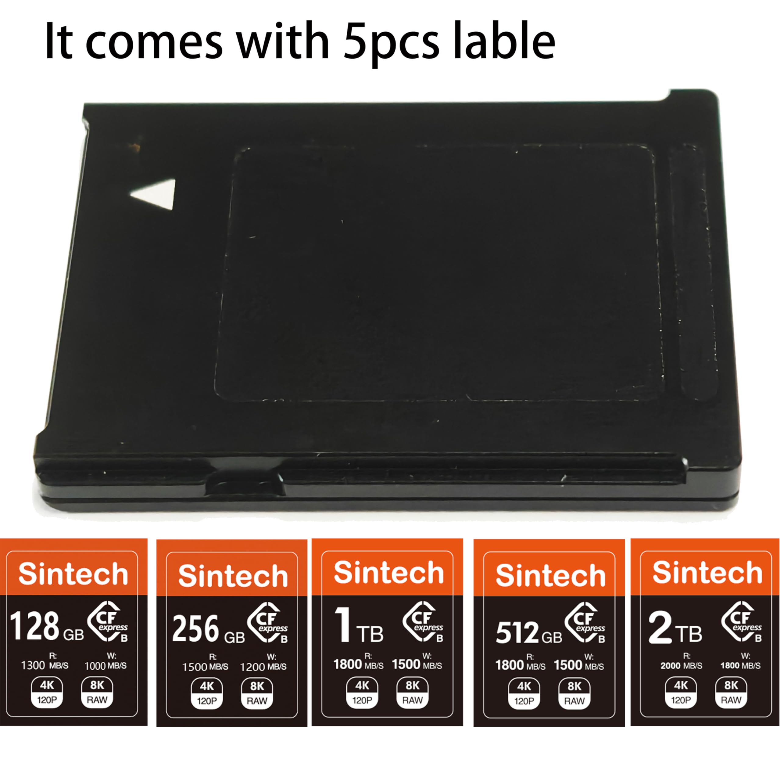 Sintech Diy Cfexpress Type B Card,Cfe Card To M.2 Nvme Ssd,Compatible With Nikon Z6 Z7 Z9 D6 D850,Canon R3 R5C