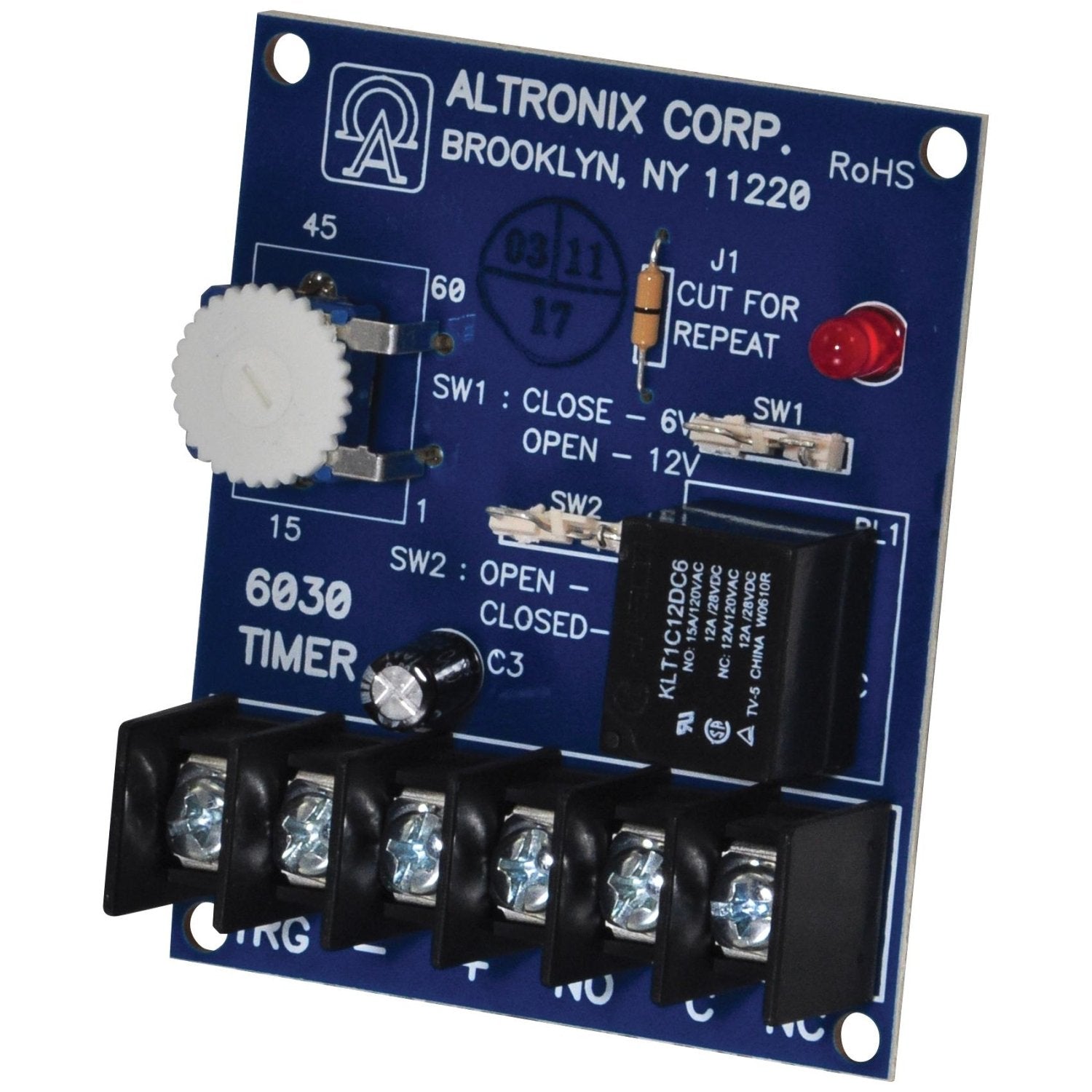 Altronix Timer Bell Off,Timer 6030 1 Each
