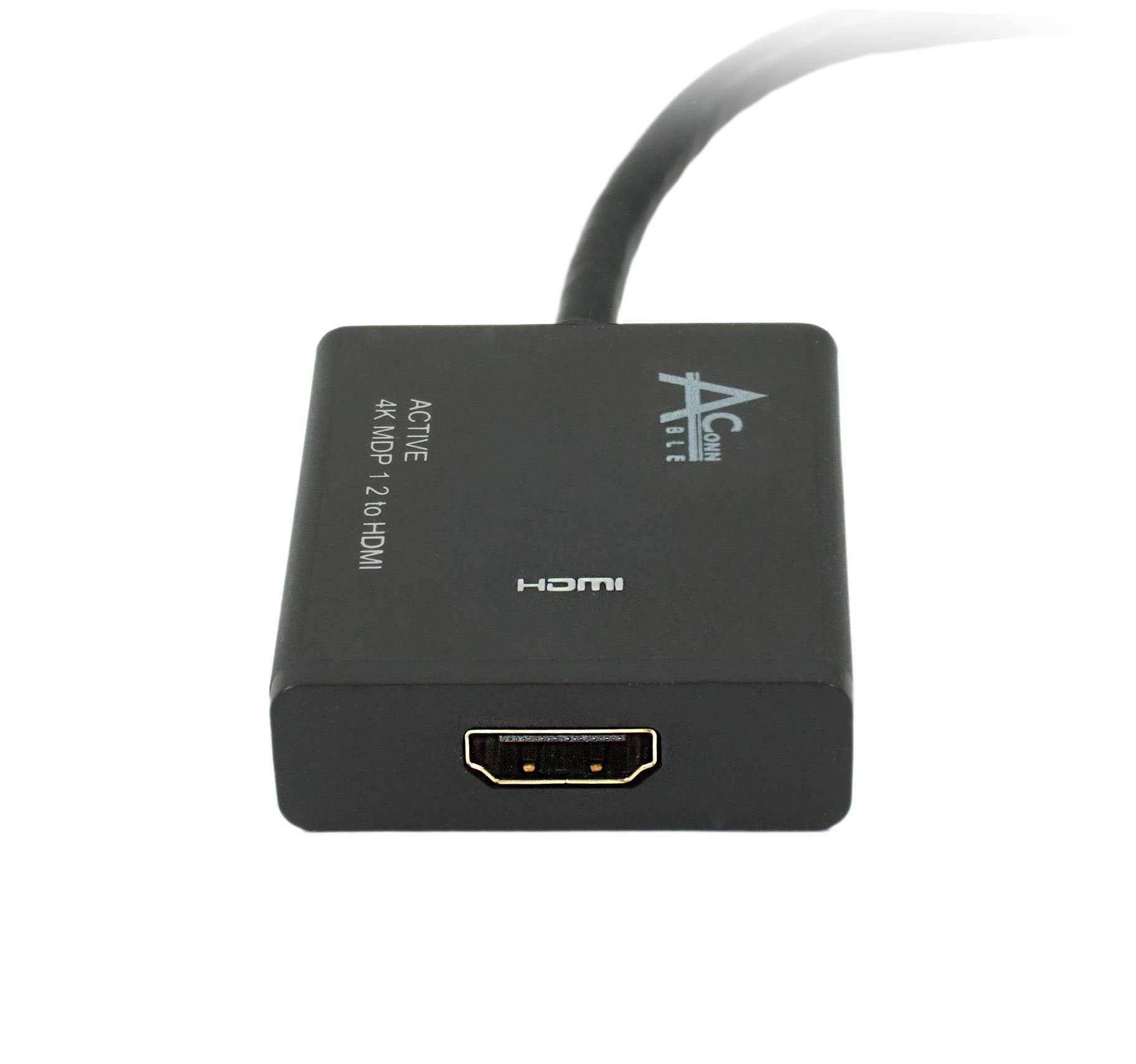 Ableconn Mdphd4Kaa Active Mini Displayport To Hdmi Adapter For Displays Up To 4K Ultra Hd 3840X2160@30Hz (Gold Plated)