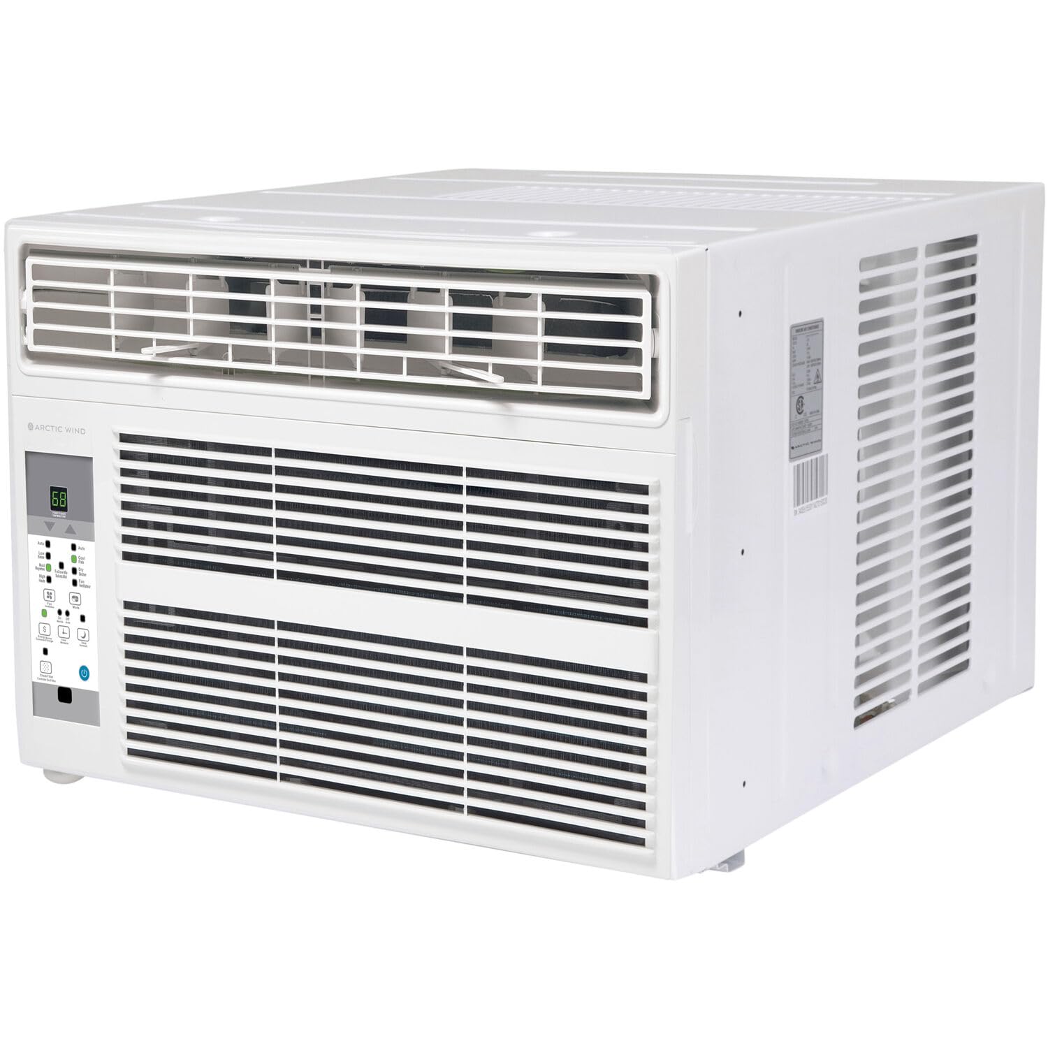 Arctic Wind 8,000 BTU 115V Window Air Conditioner and Dehumidifier with Remote Control, Window AC Unit for Apartment, Bedroom, M