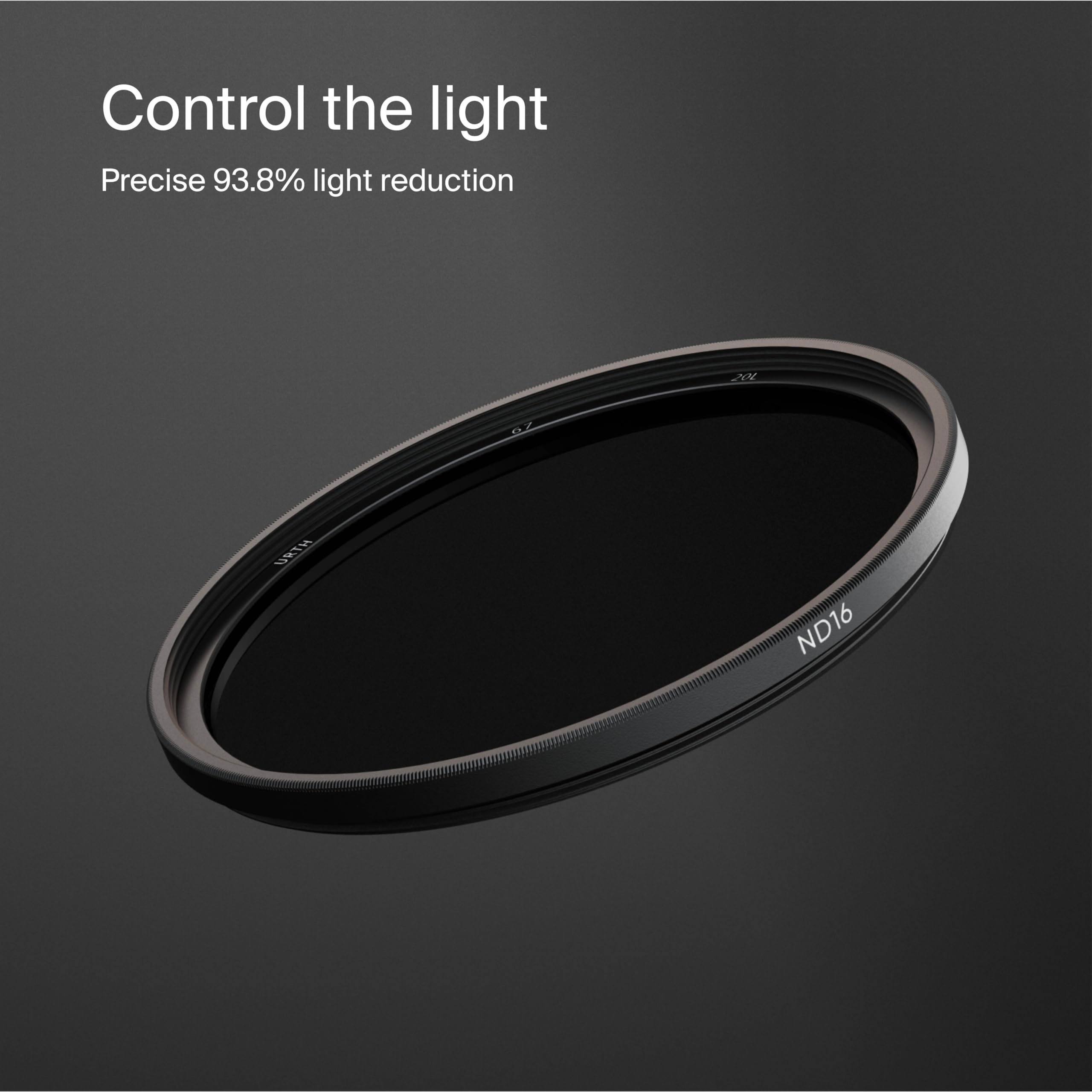 Urth 86Mm Nd16 (4 Stop) Lens Filter (Plus+)   20 Layer Nano Coated, Ultra Slim Neutral Density Camera Lens Exposure Filter