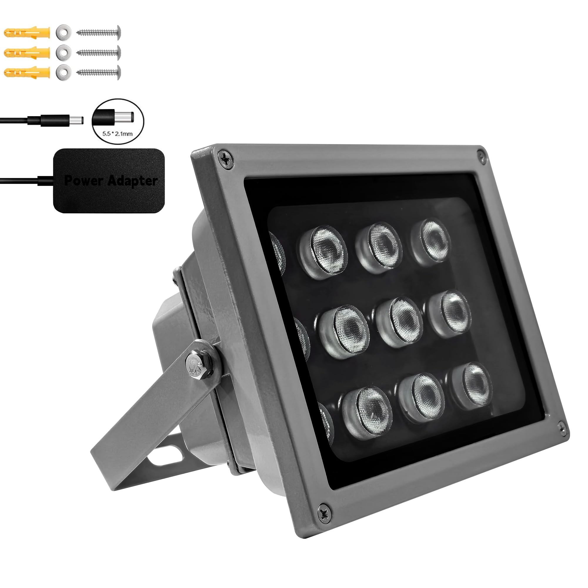 Jcheng Infrared Light 12 Led Ir Illuminator Long Range For 850Nm Night Vision Security Camera And Vr Systems