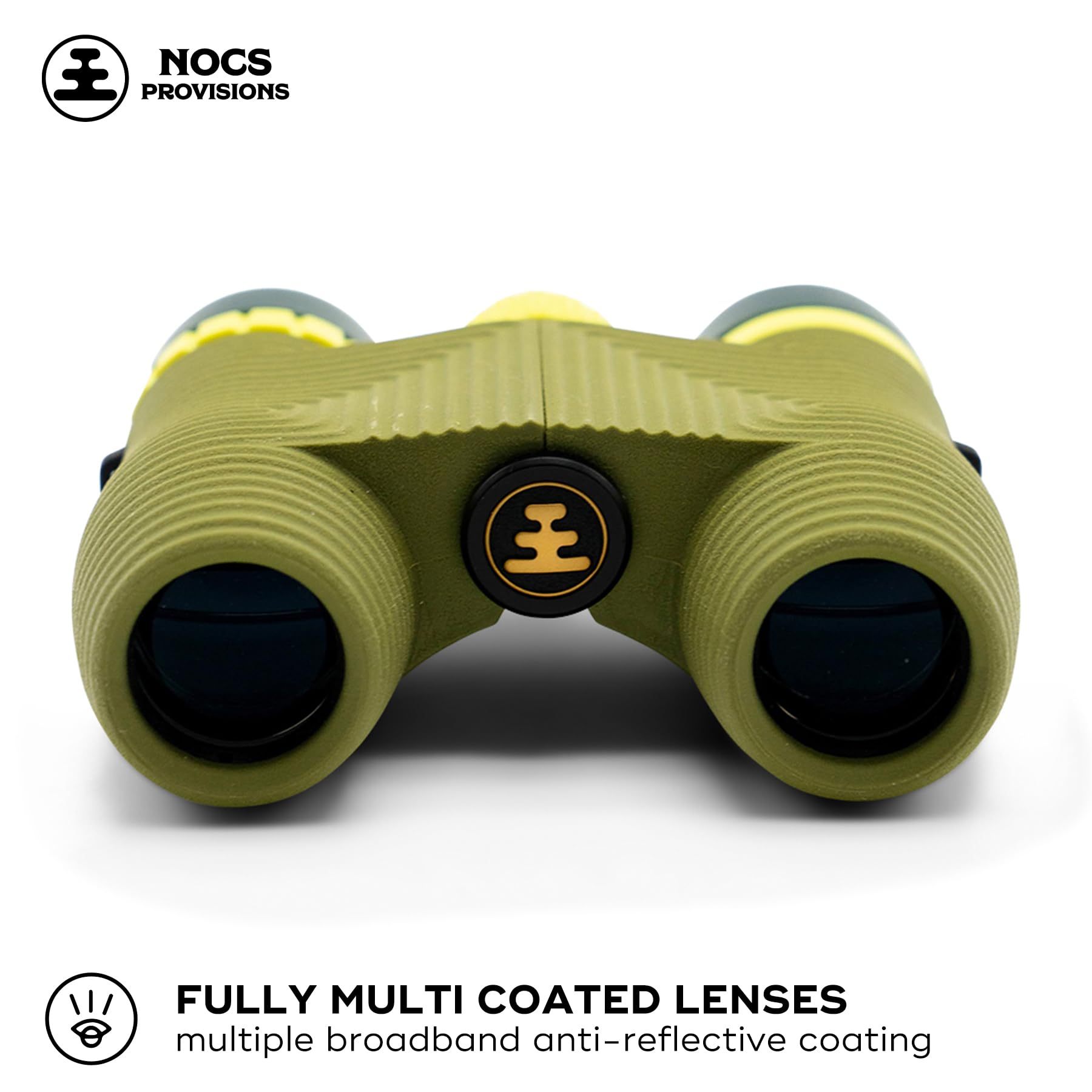 Nocs Provisions Standard Issue 10X25 Waterproof Binoculars, 10X Magnification, Bak4 Prism, Wide View Multi Coated Lenses For Bir