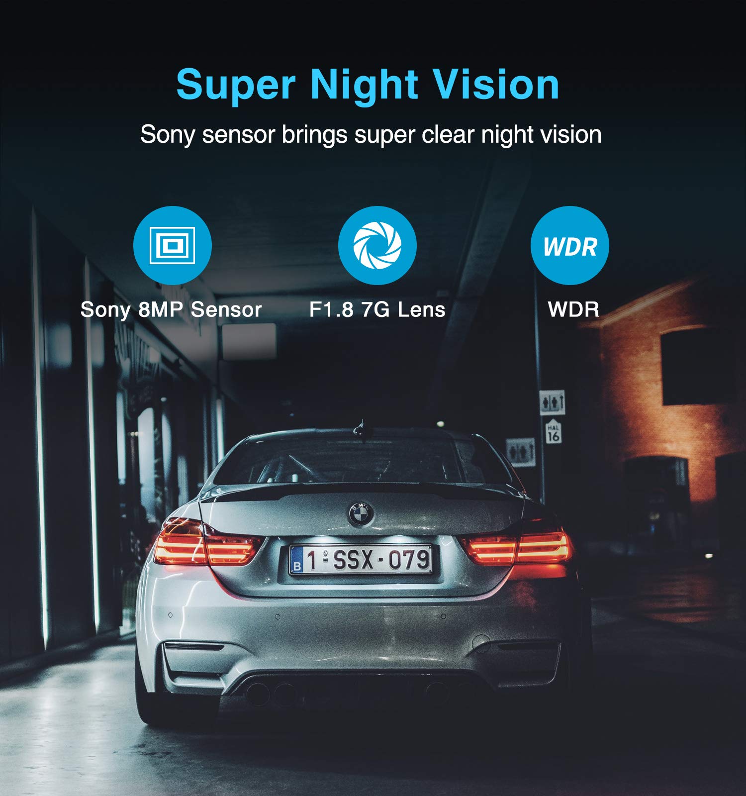 Viofo A129 Pro 4K Dash Cam 3840X2160P Ultra Hd 4K Dash Camera 8Mp Sensor Gps Wi Fi, Buffered Parking Mode, G Sensor, Motion Dete