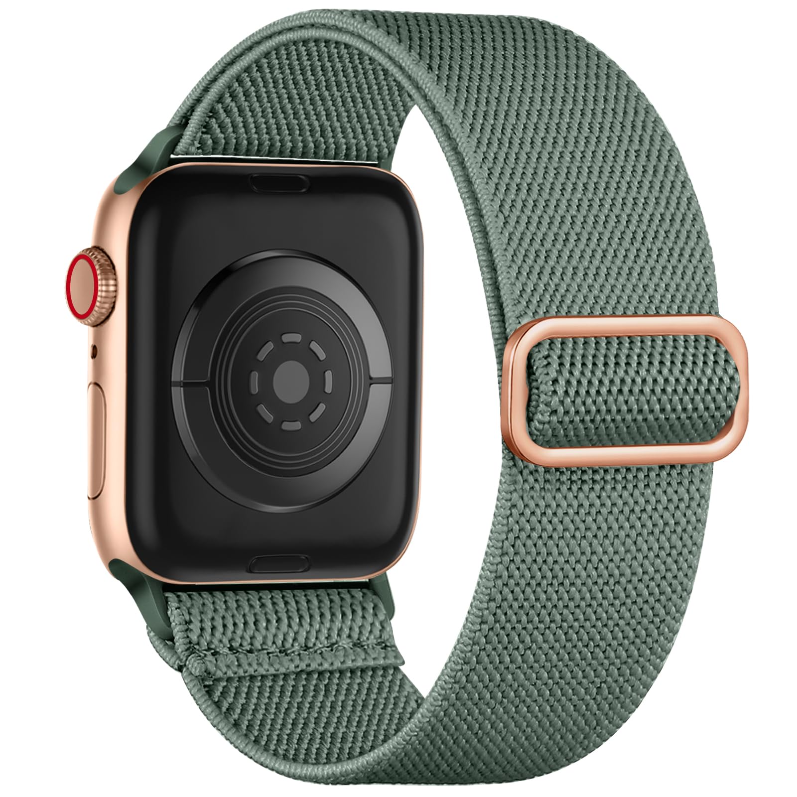 Maledan Braided Band Compatible With Apple Watch Band 40Mm 44Mm 45Mm 41Mm 38Mm 49Mm 42Mm Women Men, Nylon Elastic Stretch Straps