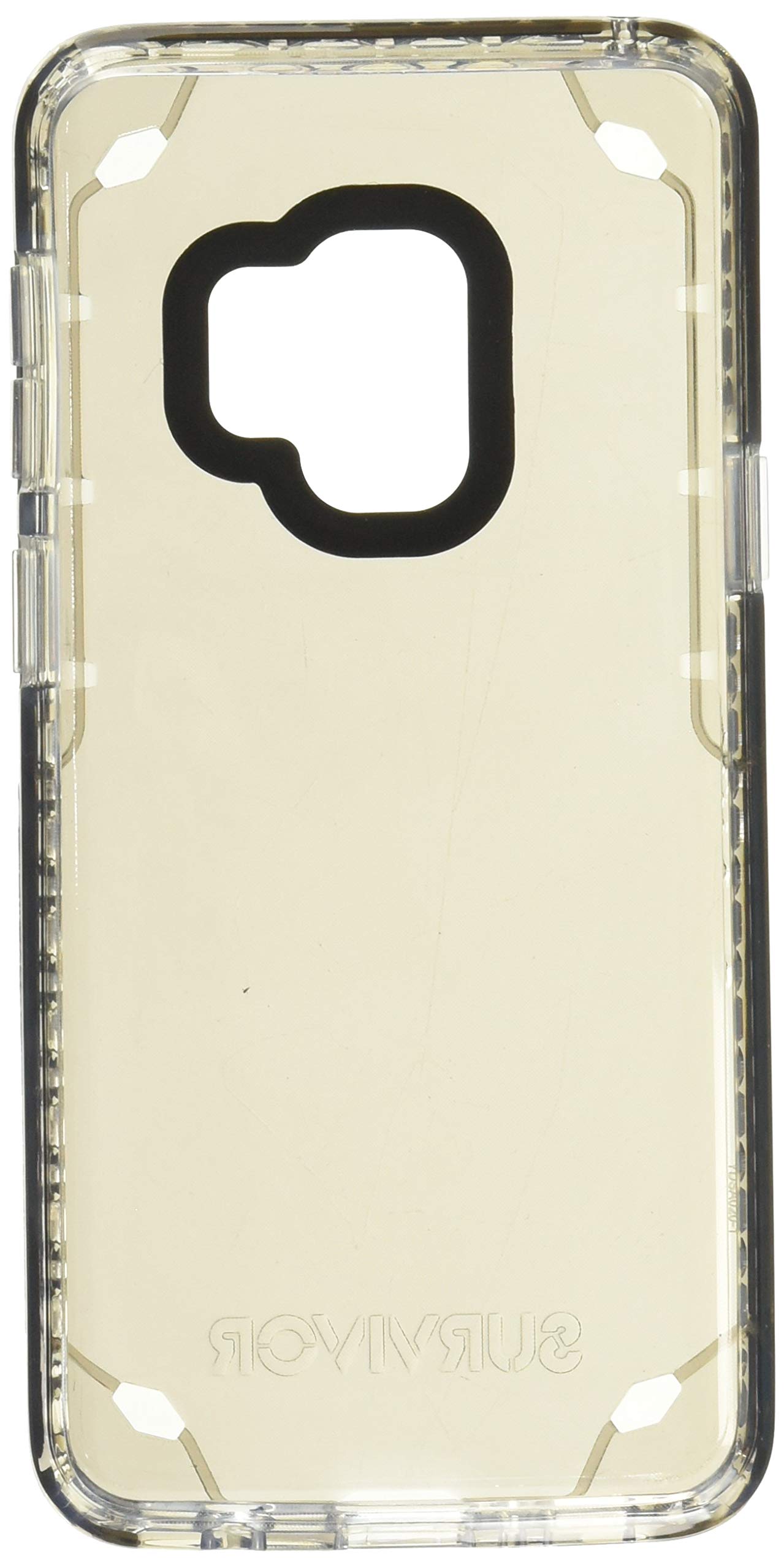 Griffin, Samsung Galaxy S9 Case, Survivor Strong, Slim Cover, Drop Protected, Qi Charge Compatible, Black Tint