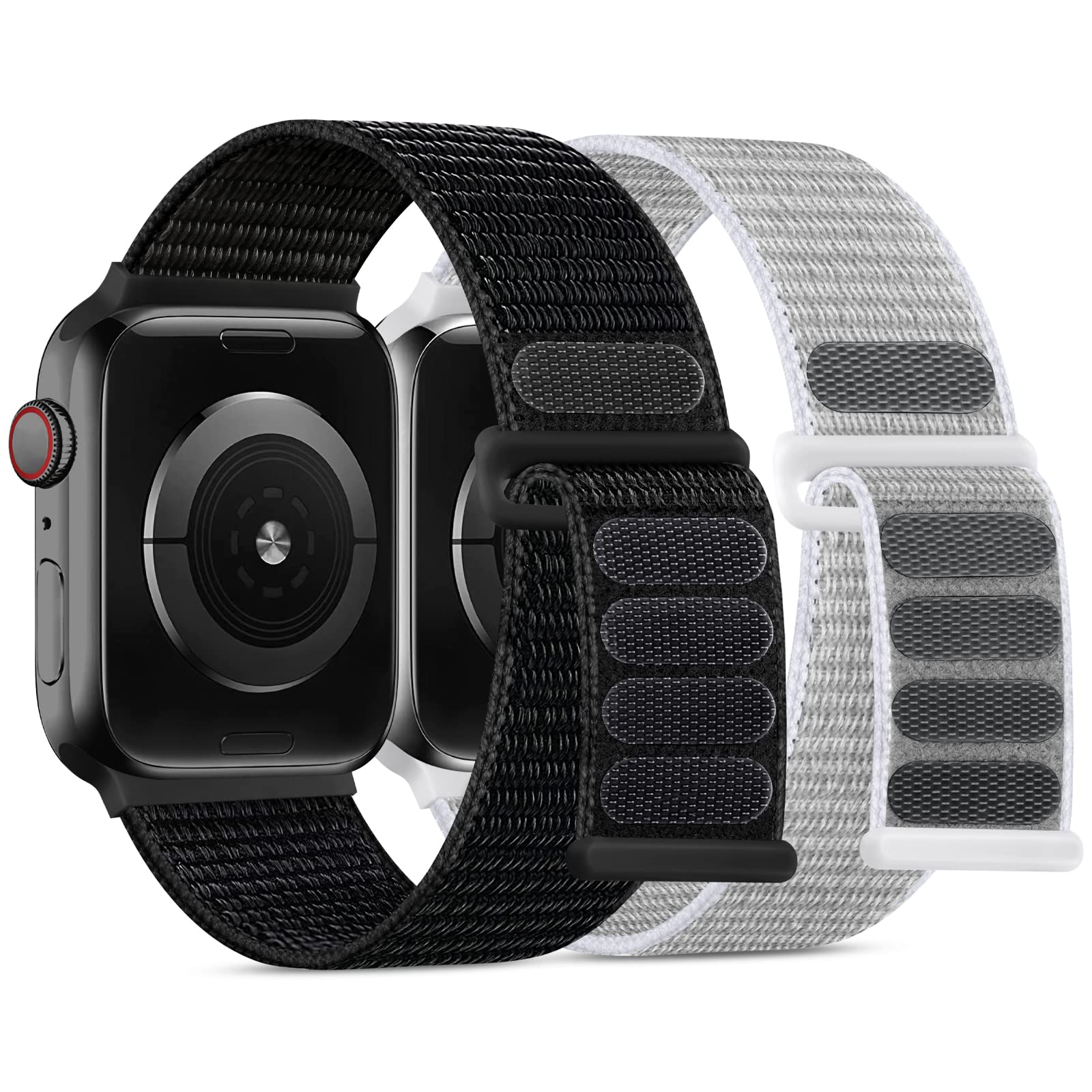 Wjk Compatible With Iwatch Bands Women Men, Stretchy Braided Nylon Straps Compatible With Apple Watch Series 7 Band 38Mm 40Mm 44