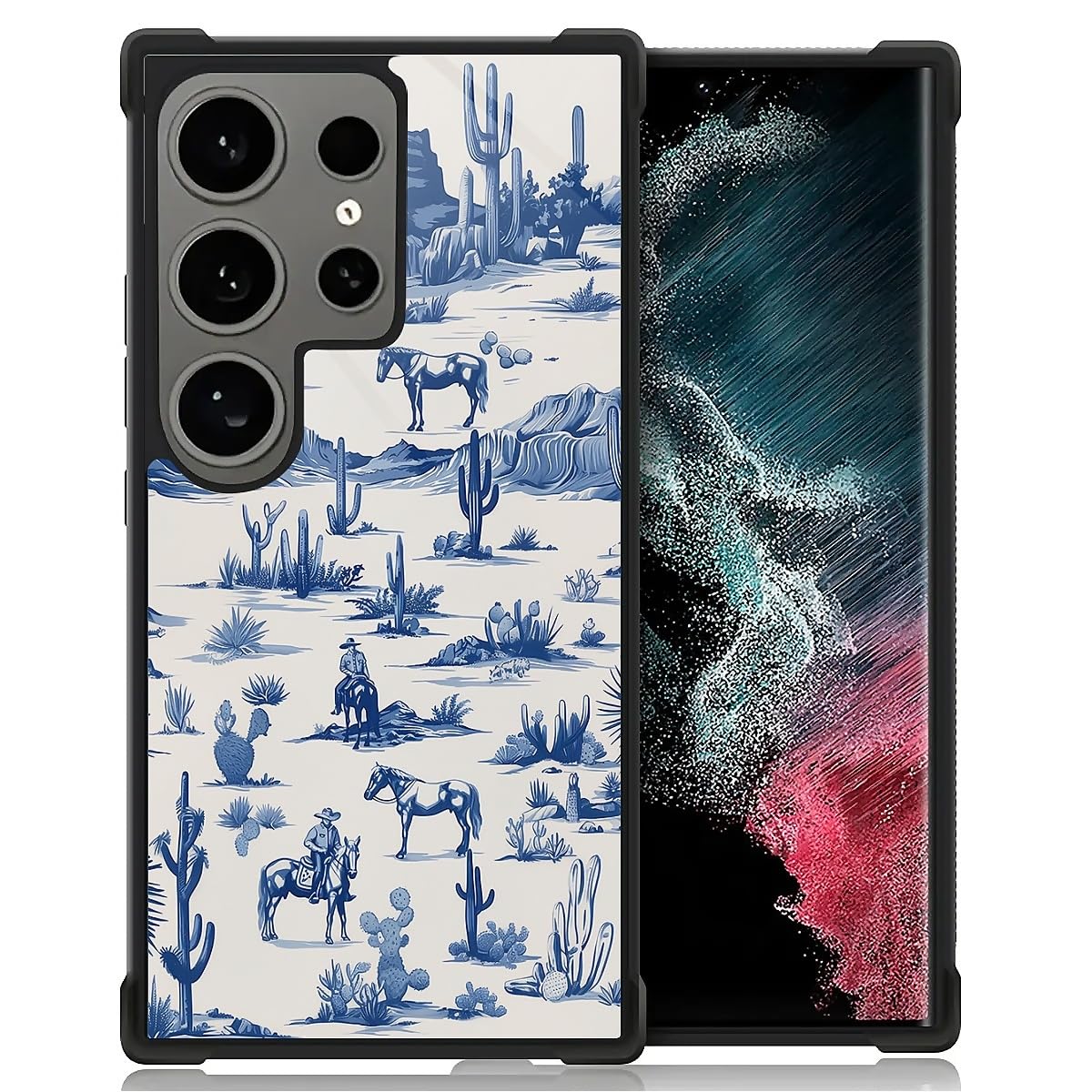 Fkbrcl4U For Samsung Galaxy S24 Ultra Case,Graphic Design For Girl Boy Soft Silicone Hard Acrylic Shock Protection Designed For 