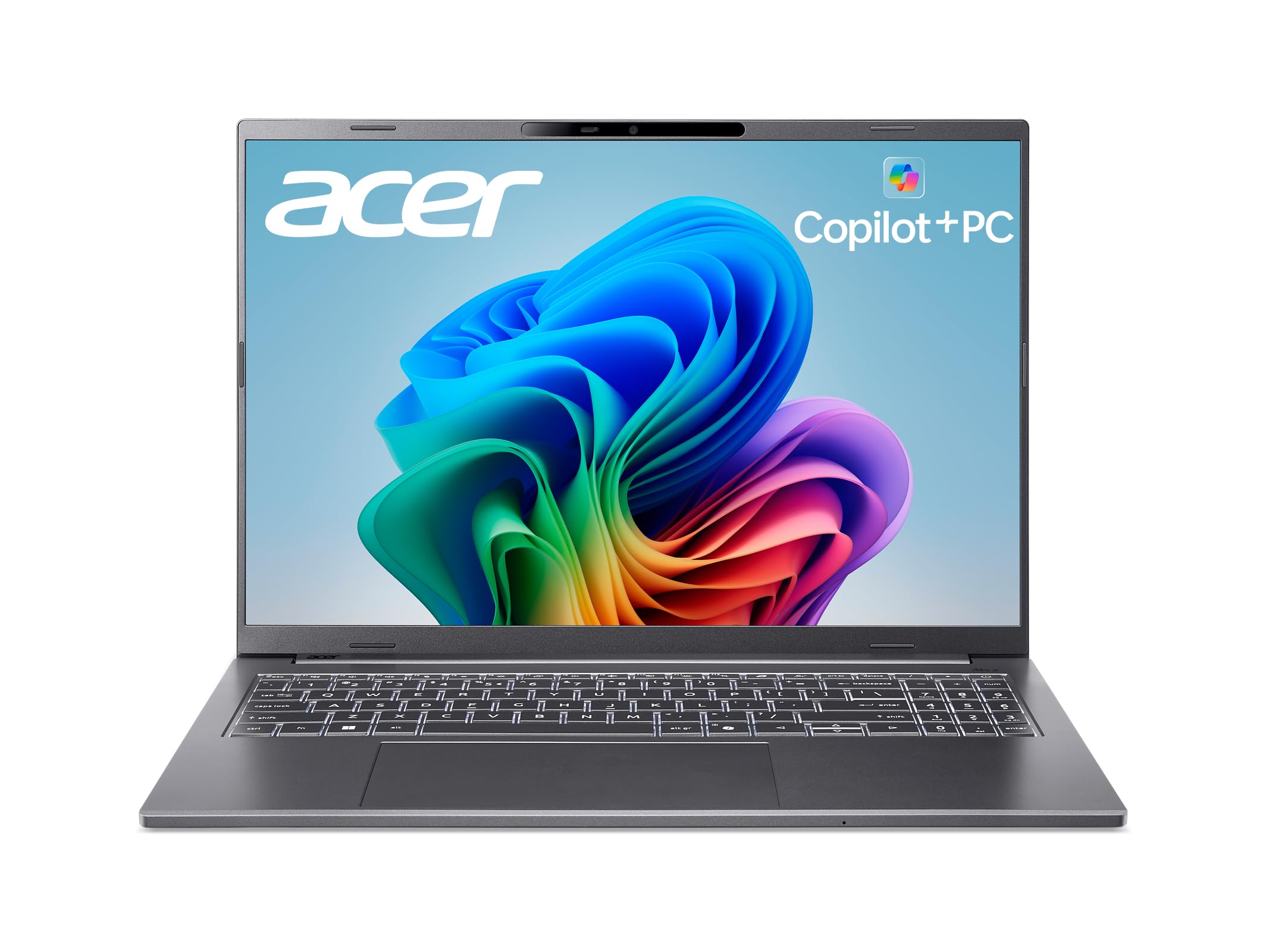 acer Aspire 16 AI Copilot+ PC | 16 WUXGA 120Hz 100% sRGB Display | Snapdragon X X1-26-100 | NPU: 45 Tops - GPU: Up to 1.7 TFLOPs