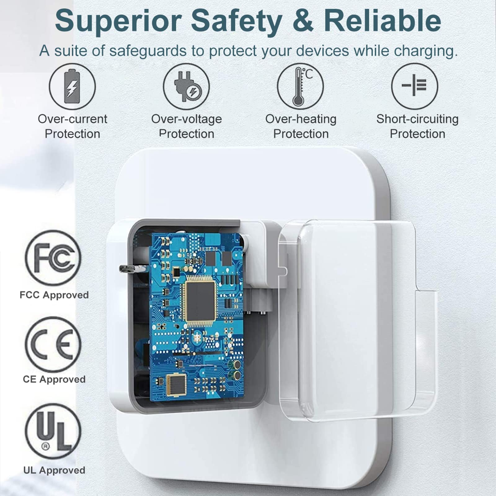 Mac Book Pro Charger   118W Usb C Charger Fast Charger Compatible With Macbook Pro/Air, Ipad Pro, Samsung Galaxy, And More Usb C