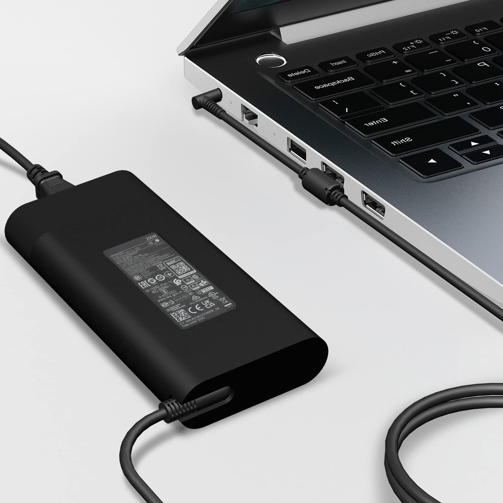 200W Ac Charger Fit For Hp Original Omen Pavilion 15 16 17 Victus 15 16 Zbook 15 17 Zbook Fury Create Studio Envy 15 2020 Tpn Da