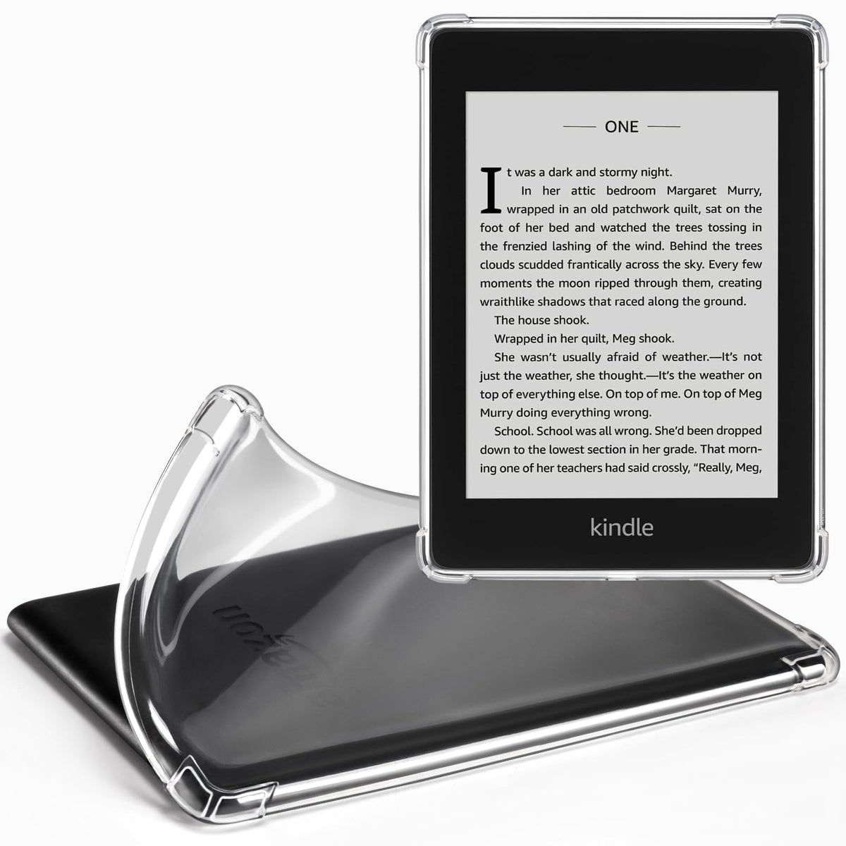 Cobak Clear Case For Kindle Paperwhite 10Th Generation 6'' And Signature Edition 2018 Released,Shockproof Ligthwheight Slim Soft