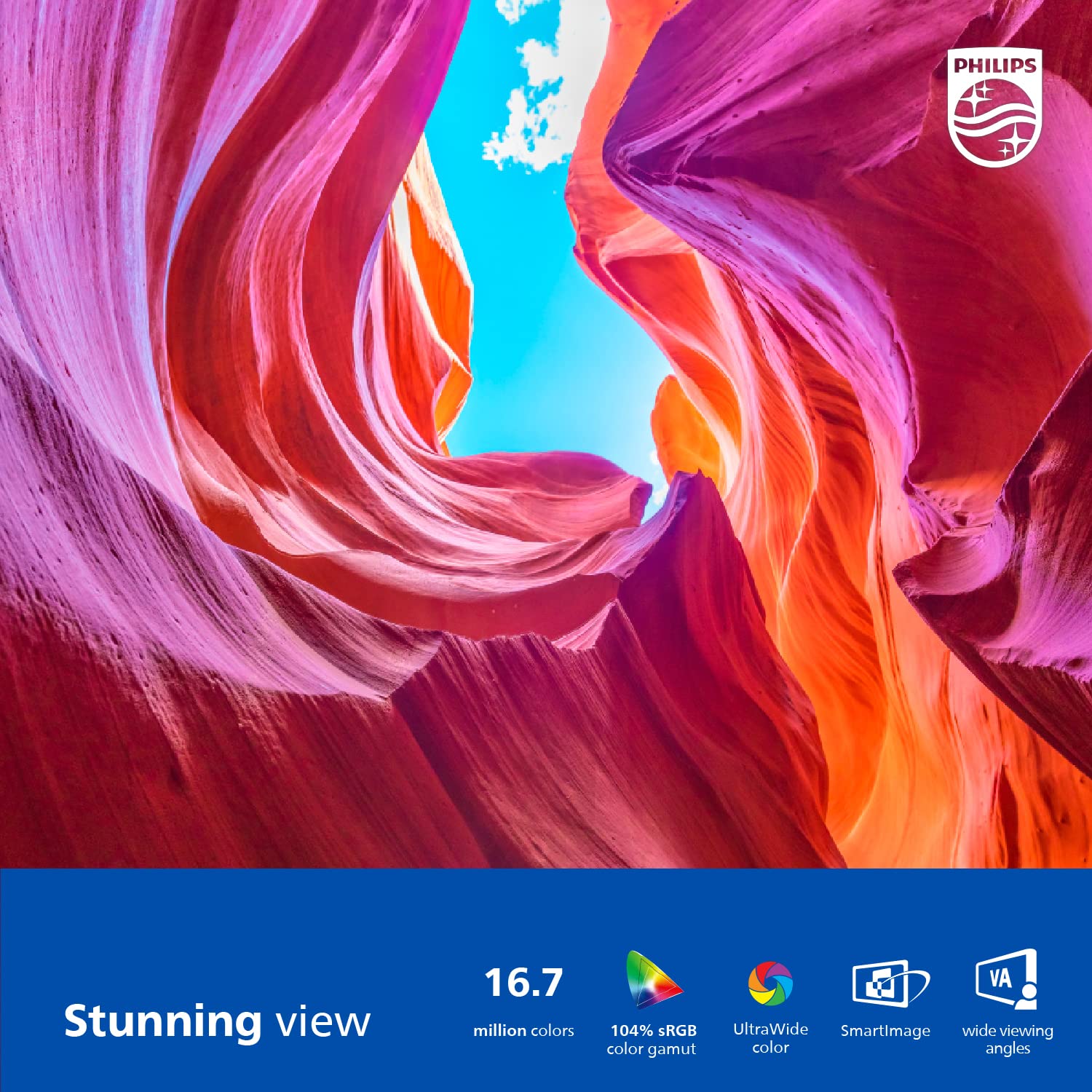 Philips 322E1C 32' Super Curved Frameless Monitor, Full Hd Va, 104% Srgb, Adaptive Sync 75Hz, Vesa, 4Yr Advance Replacement Warranty, Black/Silver